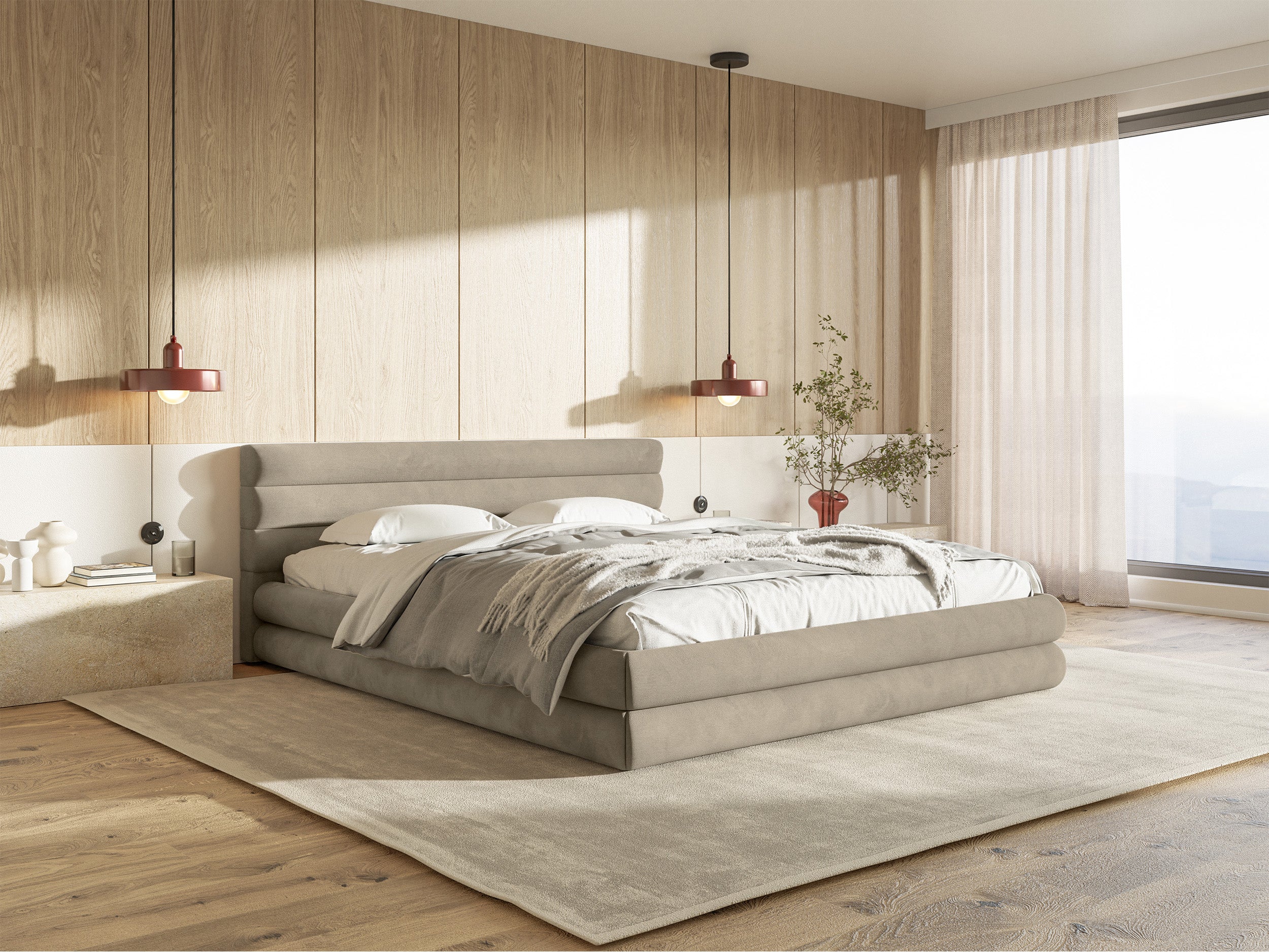 selsey-alegre-gepolstertes-bett-180x200-cm-grau-beige-velours-mit-bettkasten-met image 2
