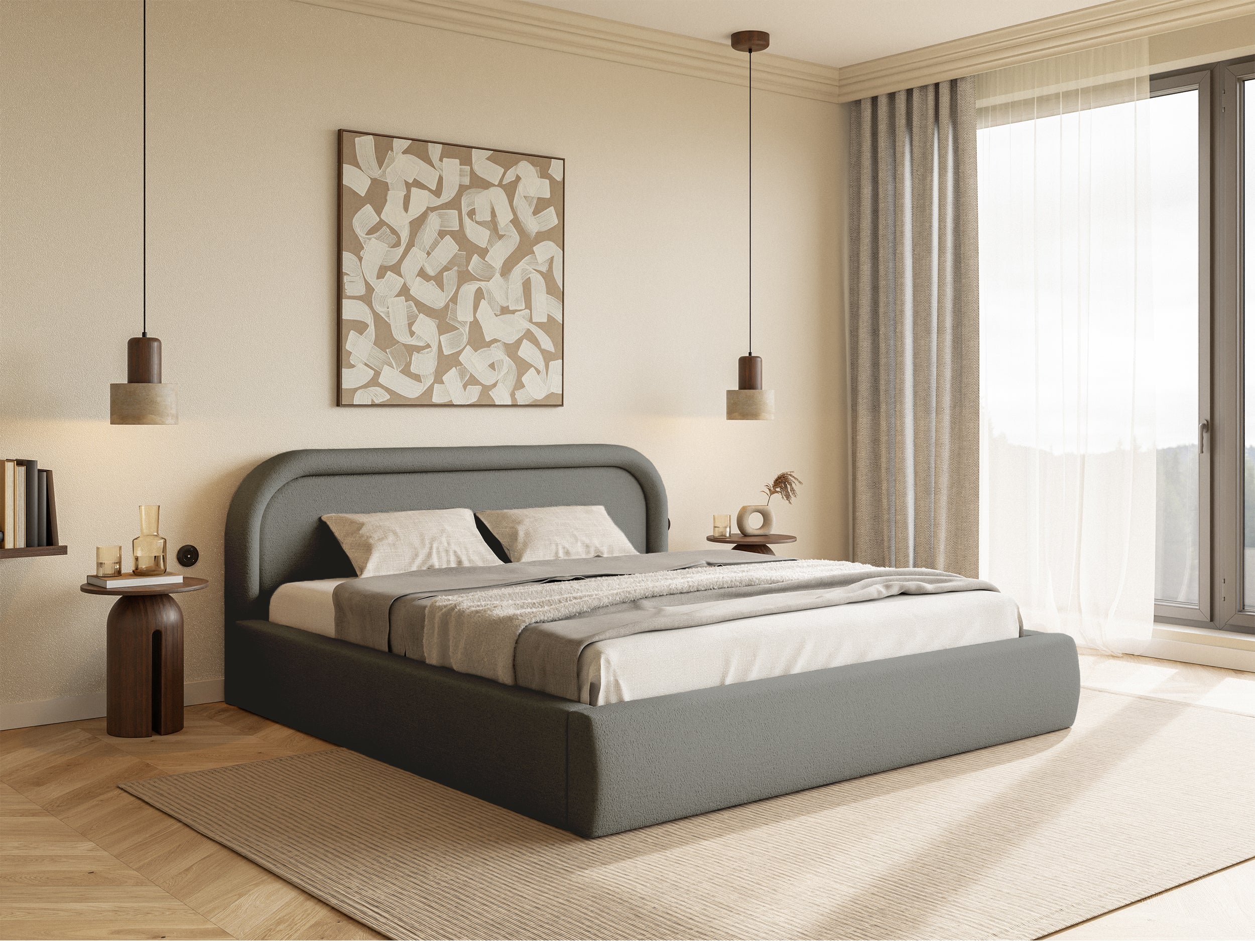 selsey-ruvi-polsterbett-180x200-cm-mit-stauraum-chenille-grau image 3