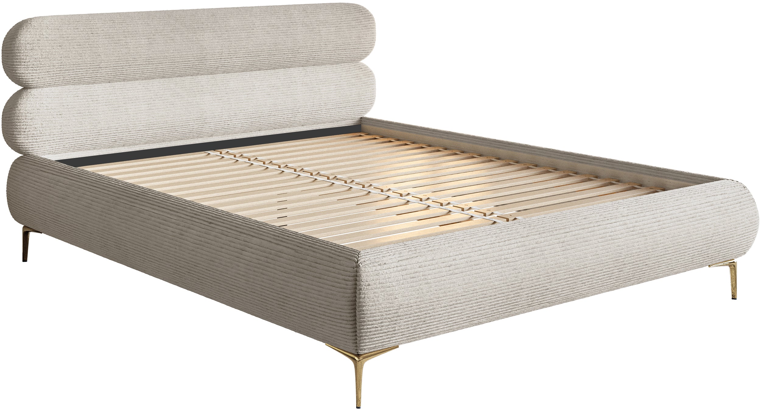 selsey-roule-polsterbett-160x200-hellgraubeige-cord-mit-goldenen-beinen image 7