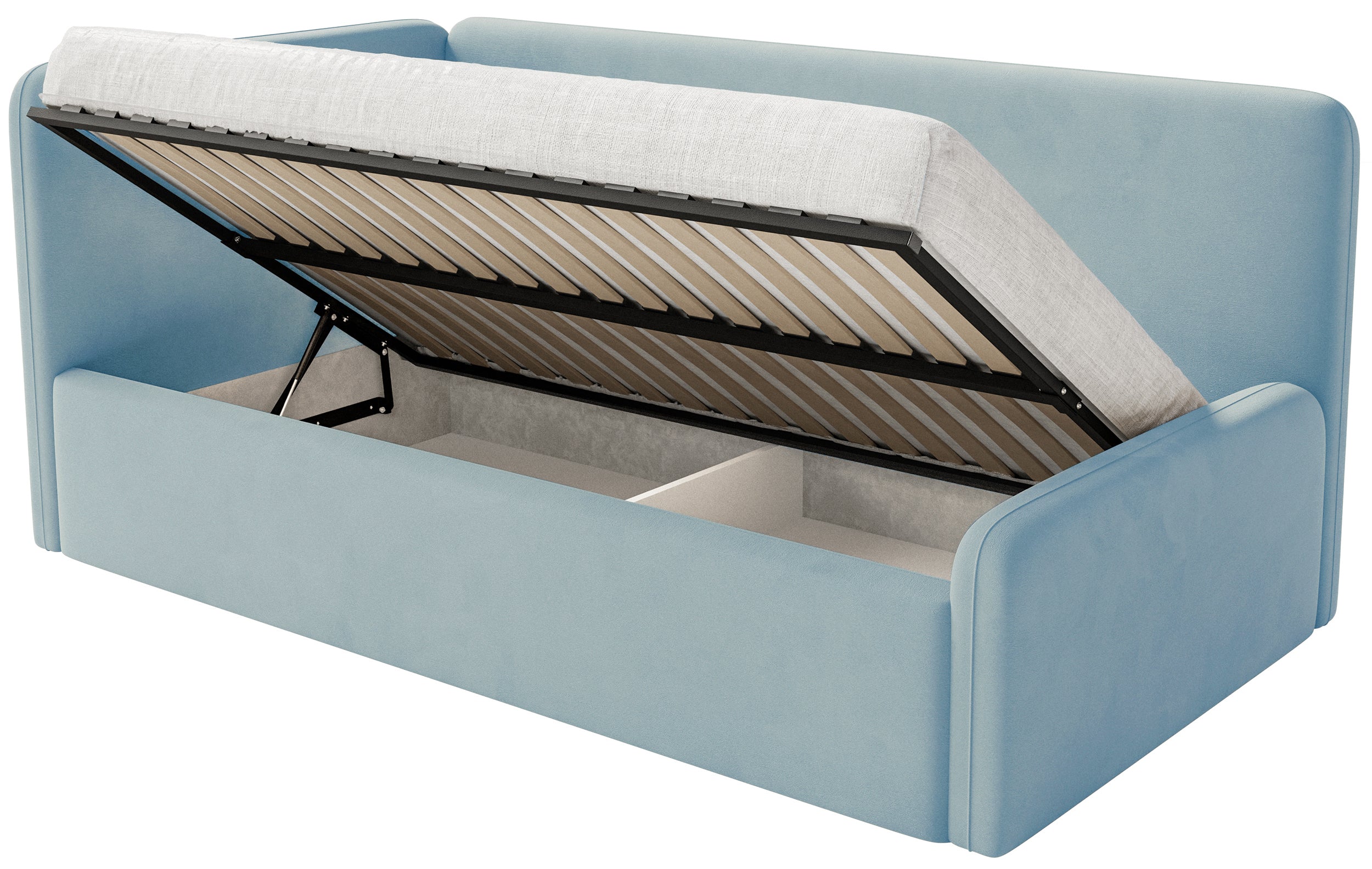selsey-fanklo-jugendbett-120x200-cm-linksseitig-mit-matratze-und-stauraum-hellbl image 3