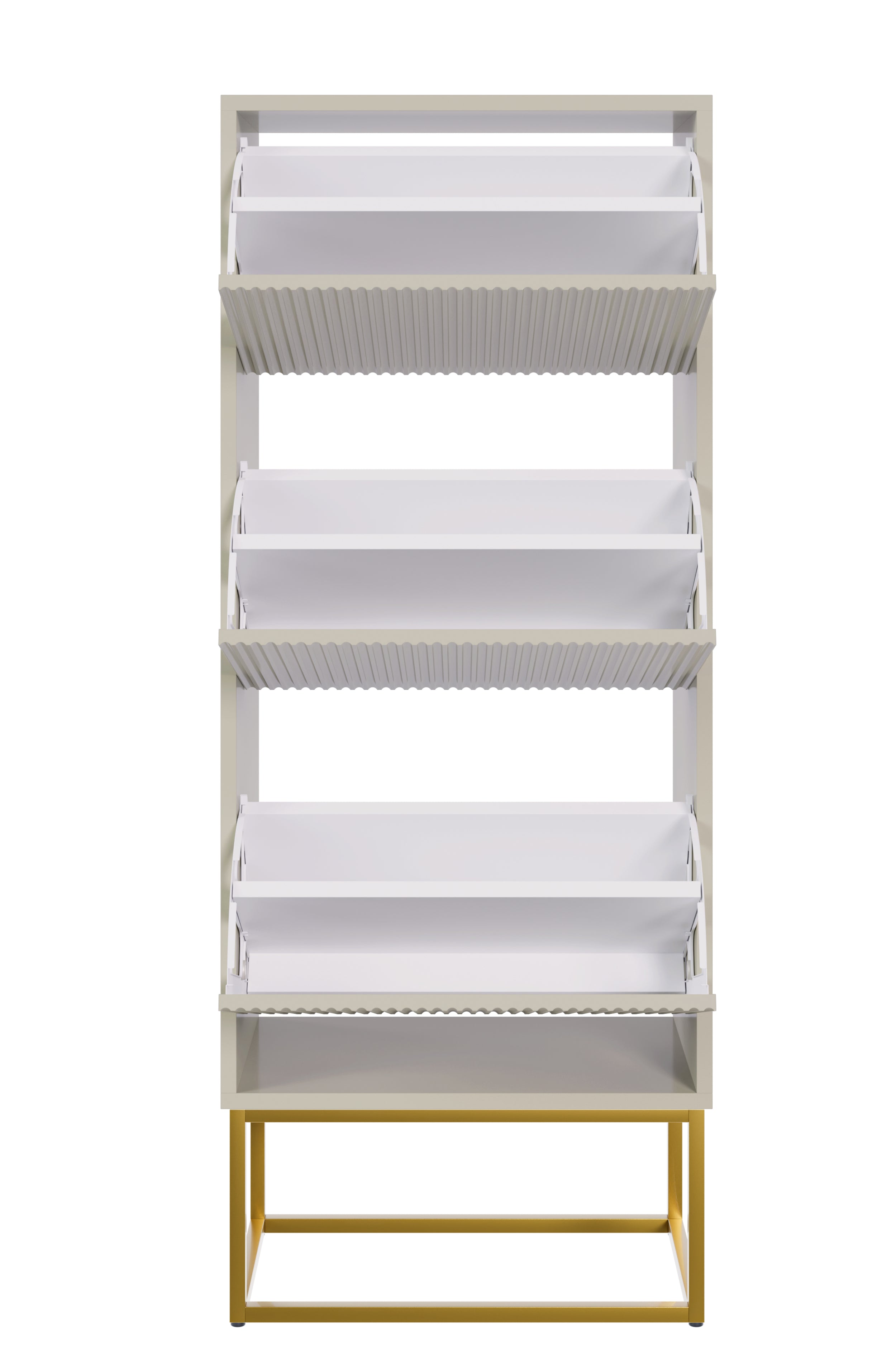 selsey-veldio-schuhschrank-50-cm-mit-gefr-ster-front-drei-f-chern-grau-beige-gol image 4