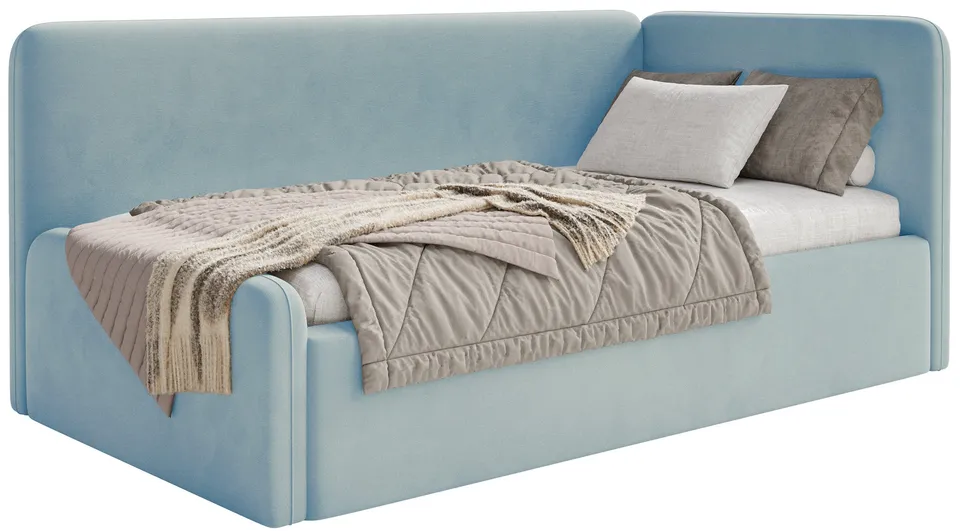 selsey-fanklo-jugendbett-90x200-cm-rechtsseitig-mit-matratze-und-stauraum-hellbl image 1