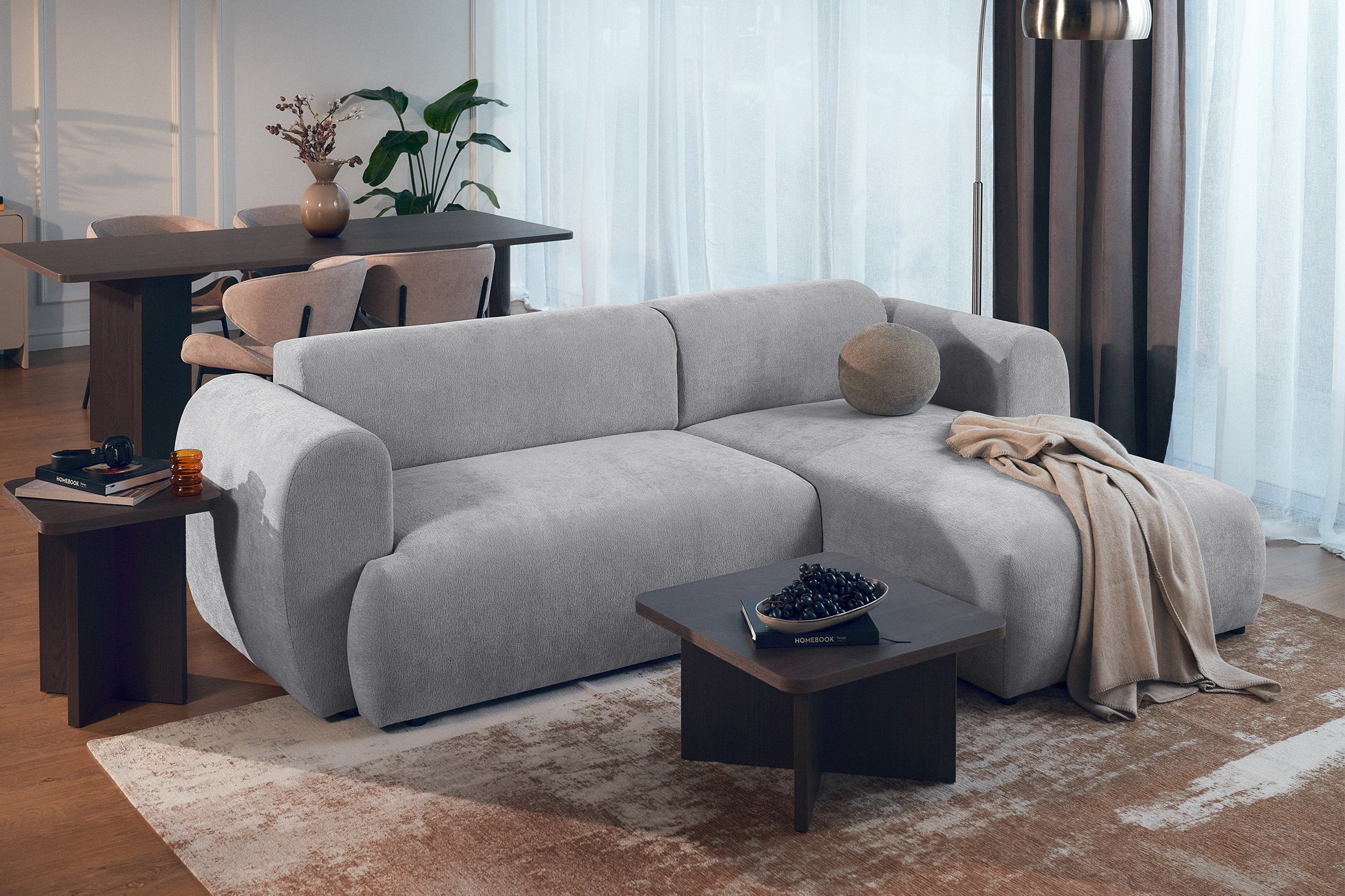 selsey-emia-ecksofa-l-form-rechts-mit-schlaffunktion-grau-chenille image 2