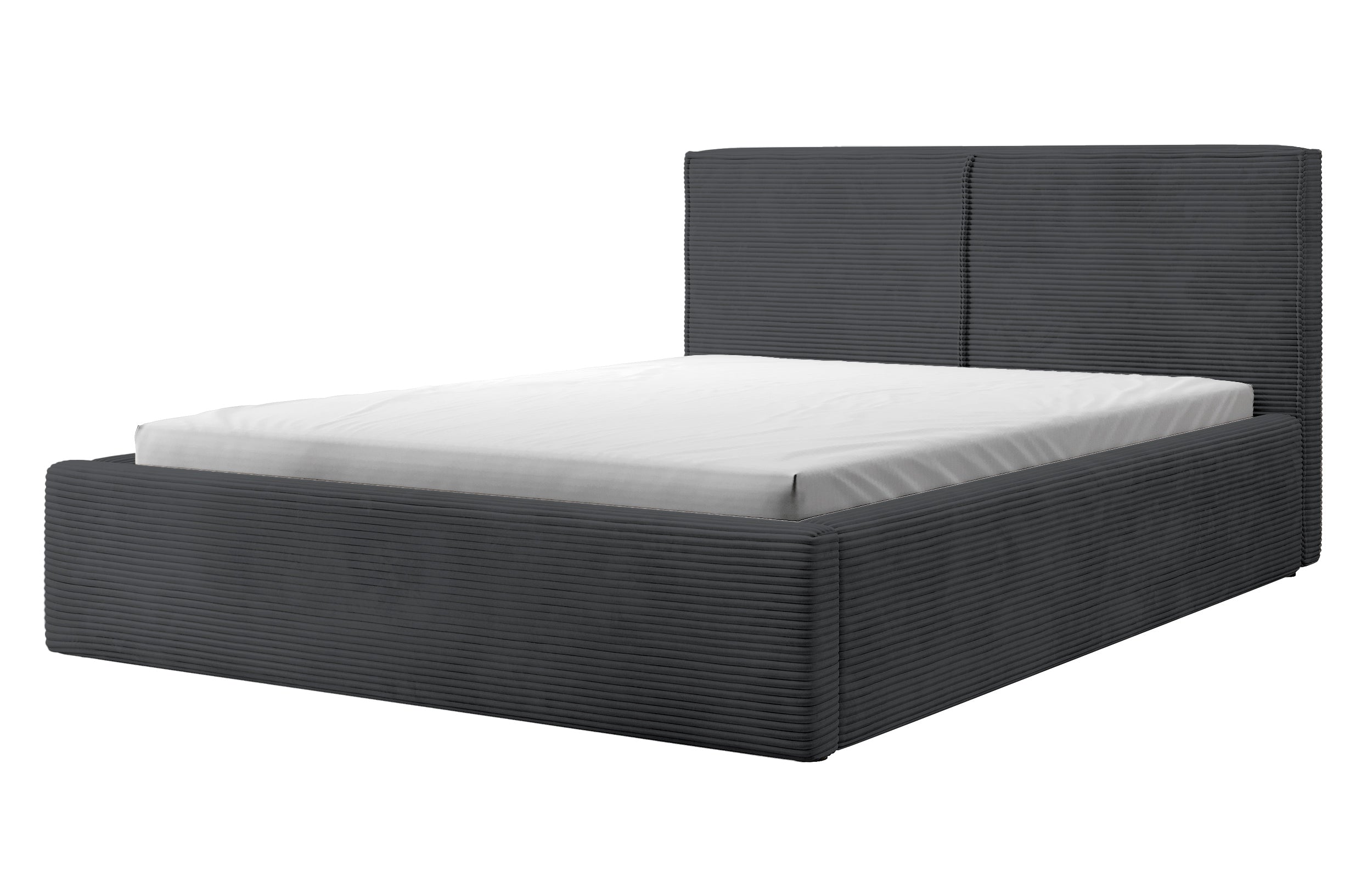 selsey-farese-gepolstertes-bett-160x200-cm-mit-stauraum-und-gasdruckfeder-dunkel image 1