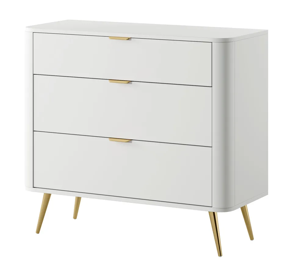 selsey-oval-kommode-92-cm-wei-mit-drei-schubladen image 1