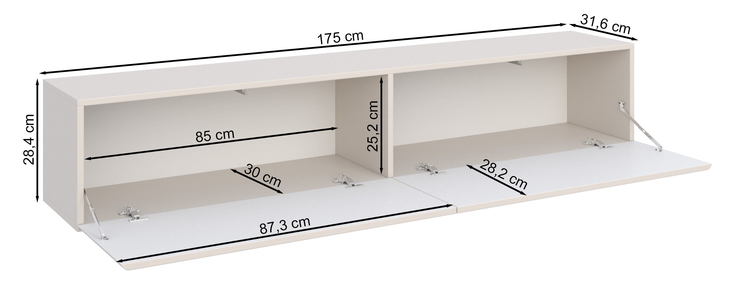 selsey-olio-h-ngender-tv-schrank-175-cm-kaschmir-mit-zwei-klappen image 6