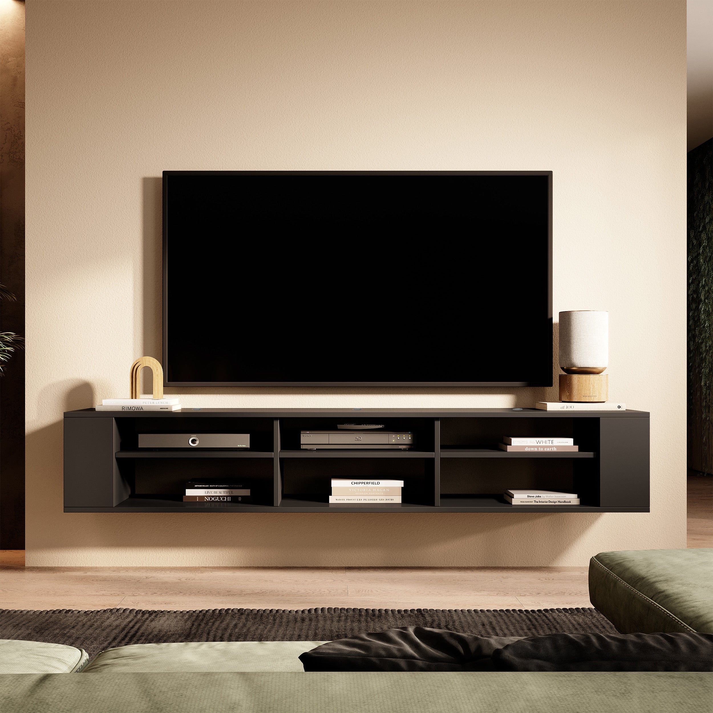 selsey-wall-tv-schrank-175-cm-schwarz-lowboard image 5