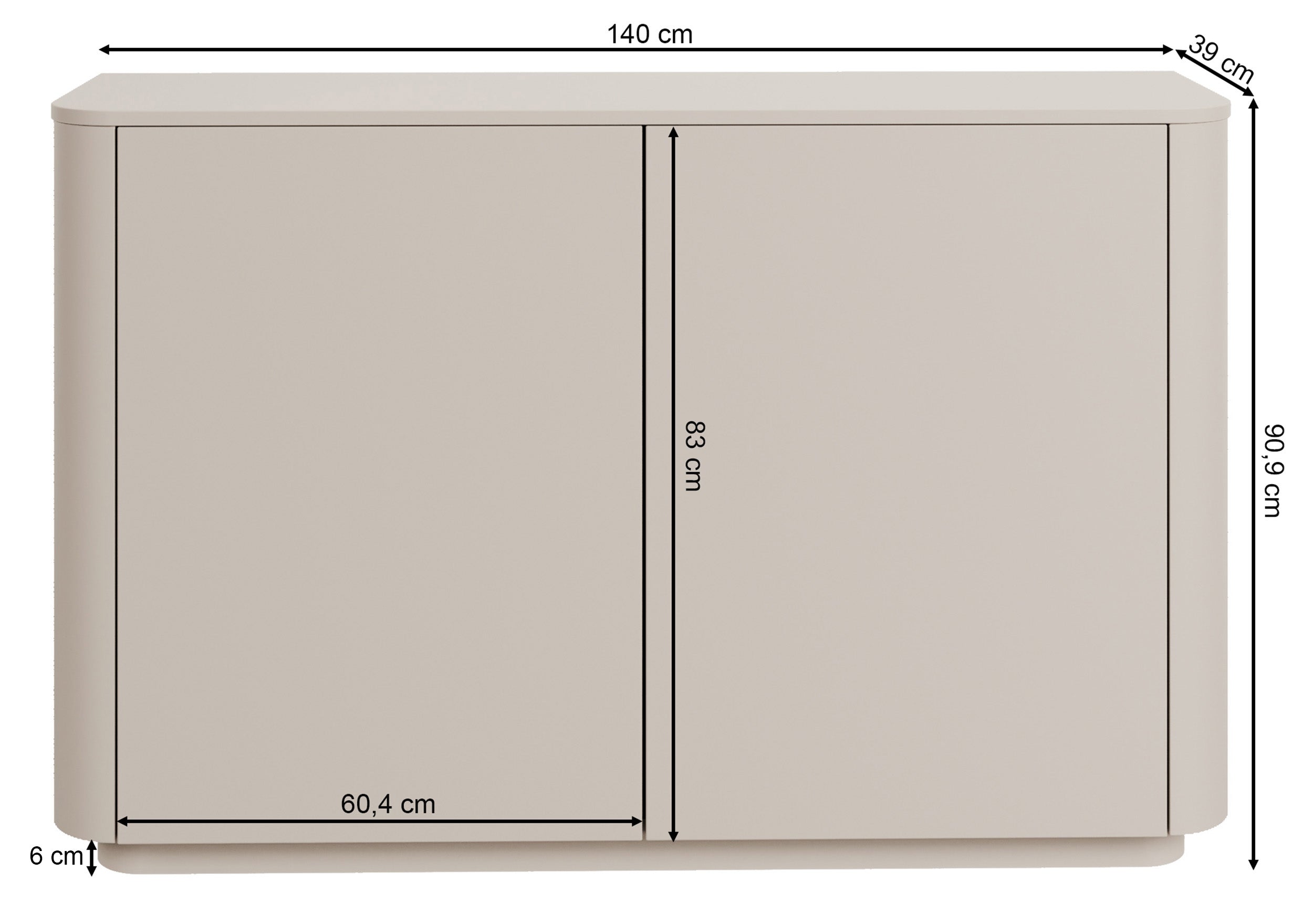 selsey-luvio-zweit-rige-kommode-140-cm-kaschmir image 4