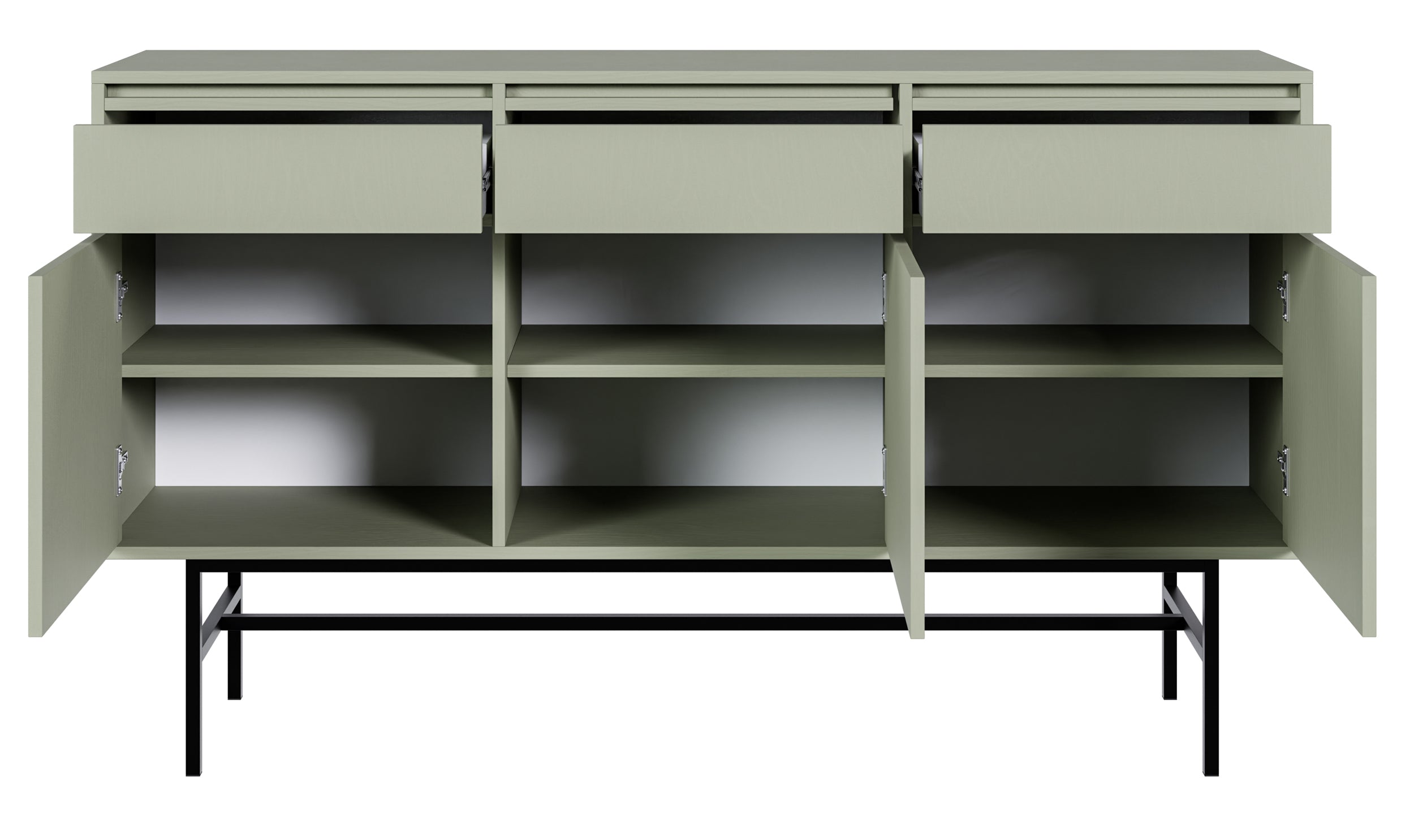selsey-evo-dreht-r-kommode-154-cm-mit-schubladen-salbeigr-n image 3