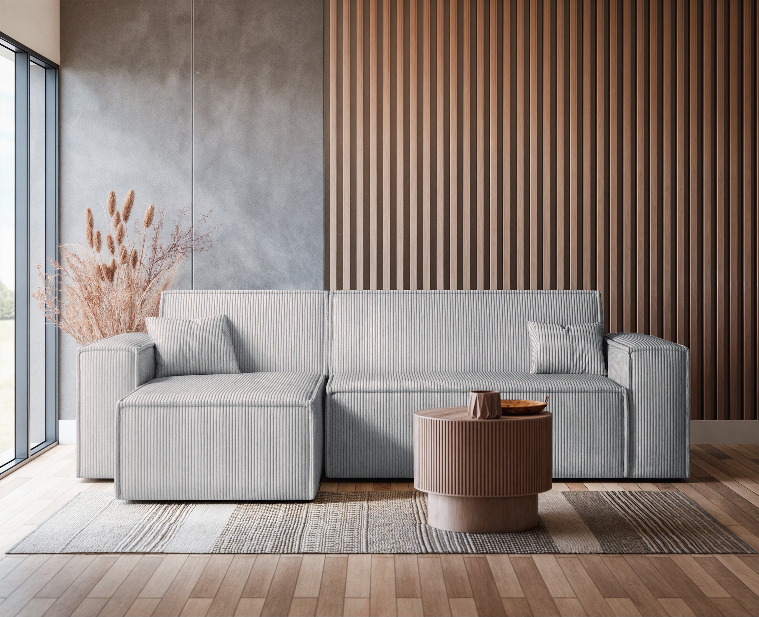 selsey-scarlo-ecksofa-mit-schlaffunktion-l-f-rmig-mit-stauraum-hellgrauer-cordst image 8