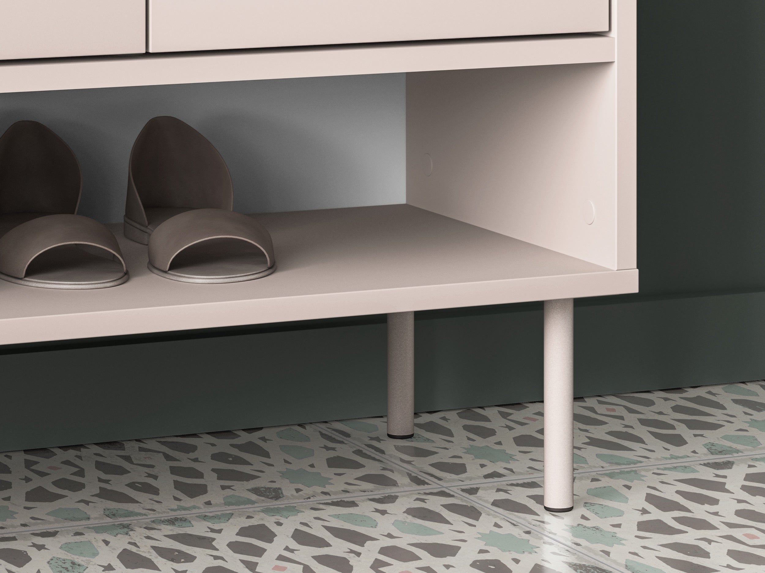 selsey-dioce-zweit-riger-schuhschrank-mit-schublade-70-cm-kaschmir image 5