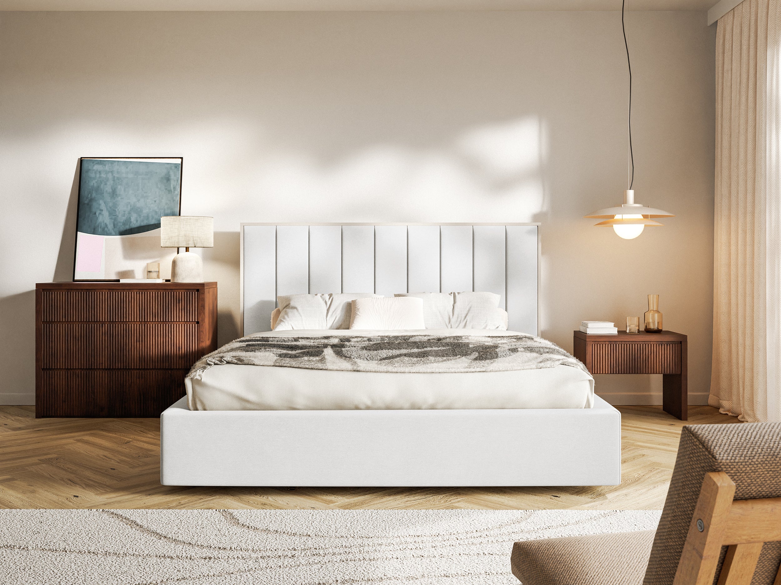 selsey-gepolstertes-bett-togents-160x200-cm-mit-stauraum-wei-er-hydrophober-samt image 3