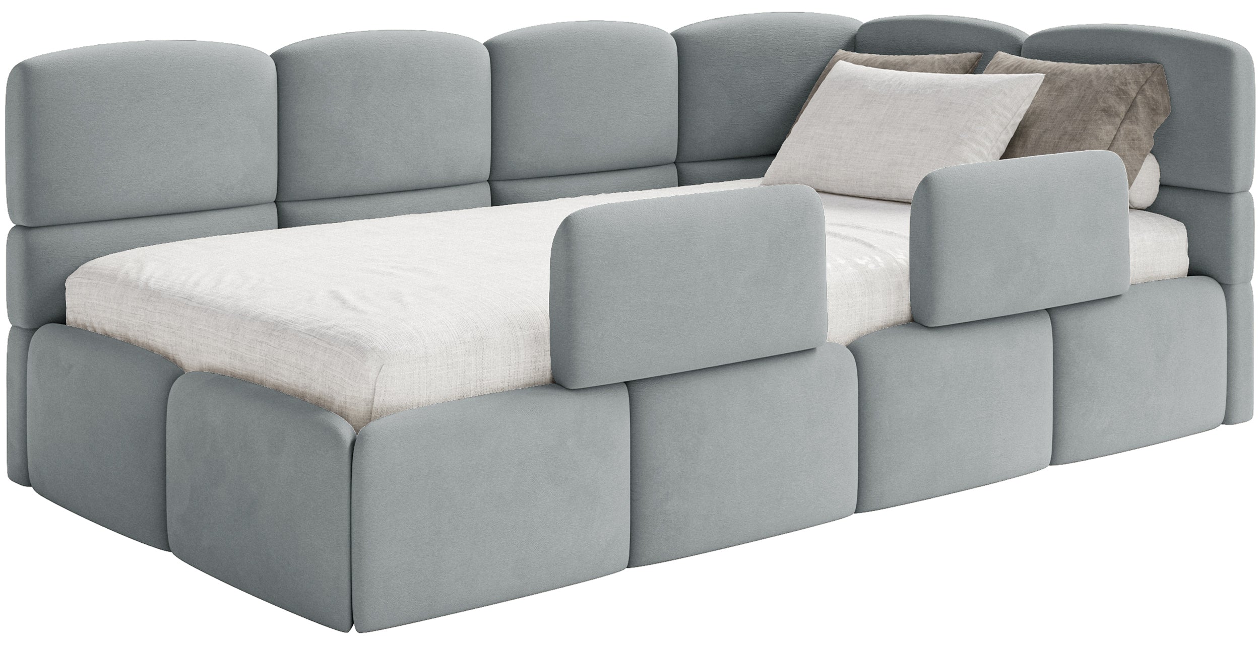 selsey-cloudy-jugendbett-90x200-cm-rechtsseitig-grau-velours-mit-matratze-staura image 1