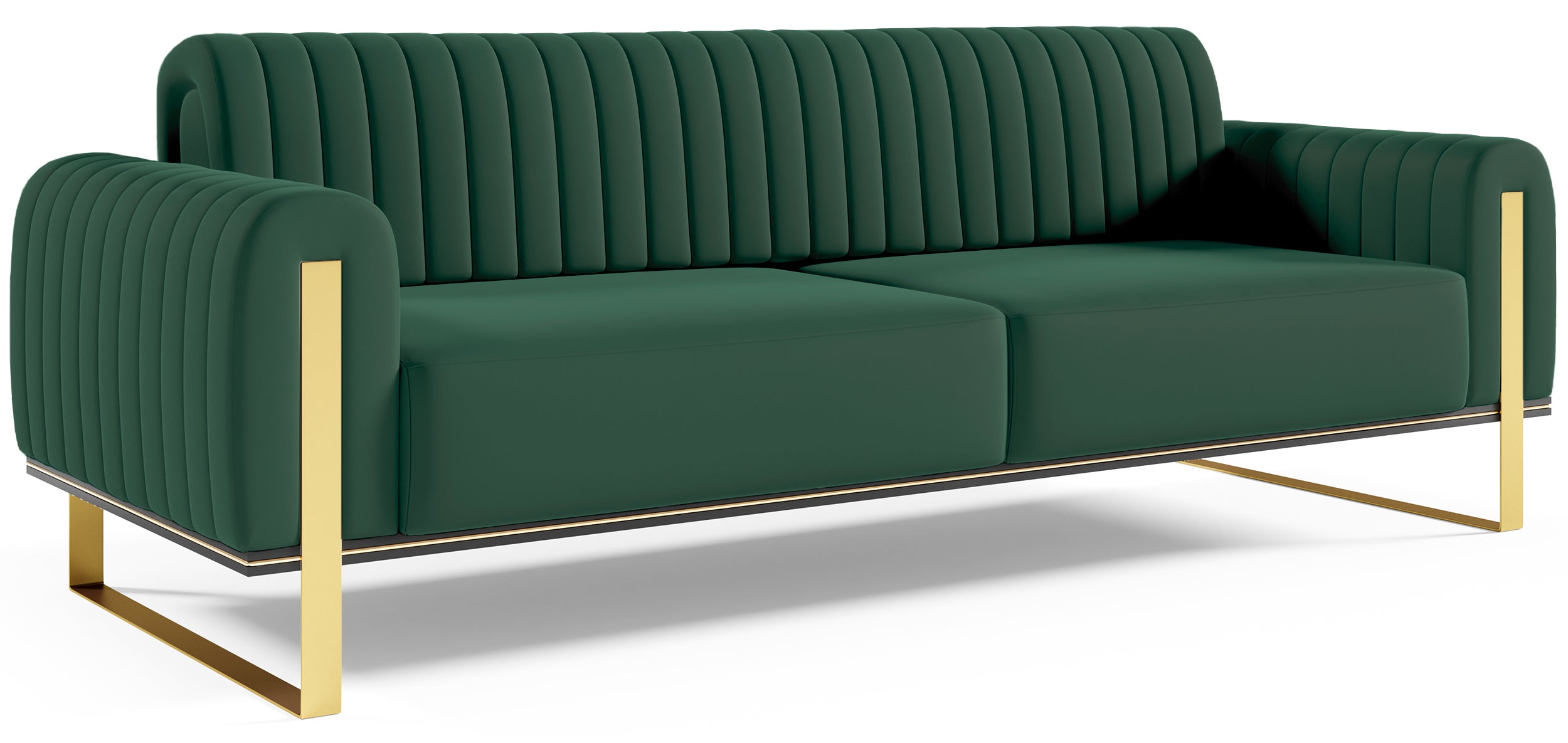 selsey-parissa-drei-sitzer-sofa-gr-ner-samt-glamour image 4