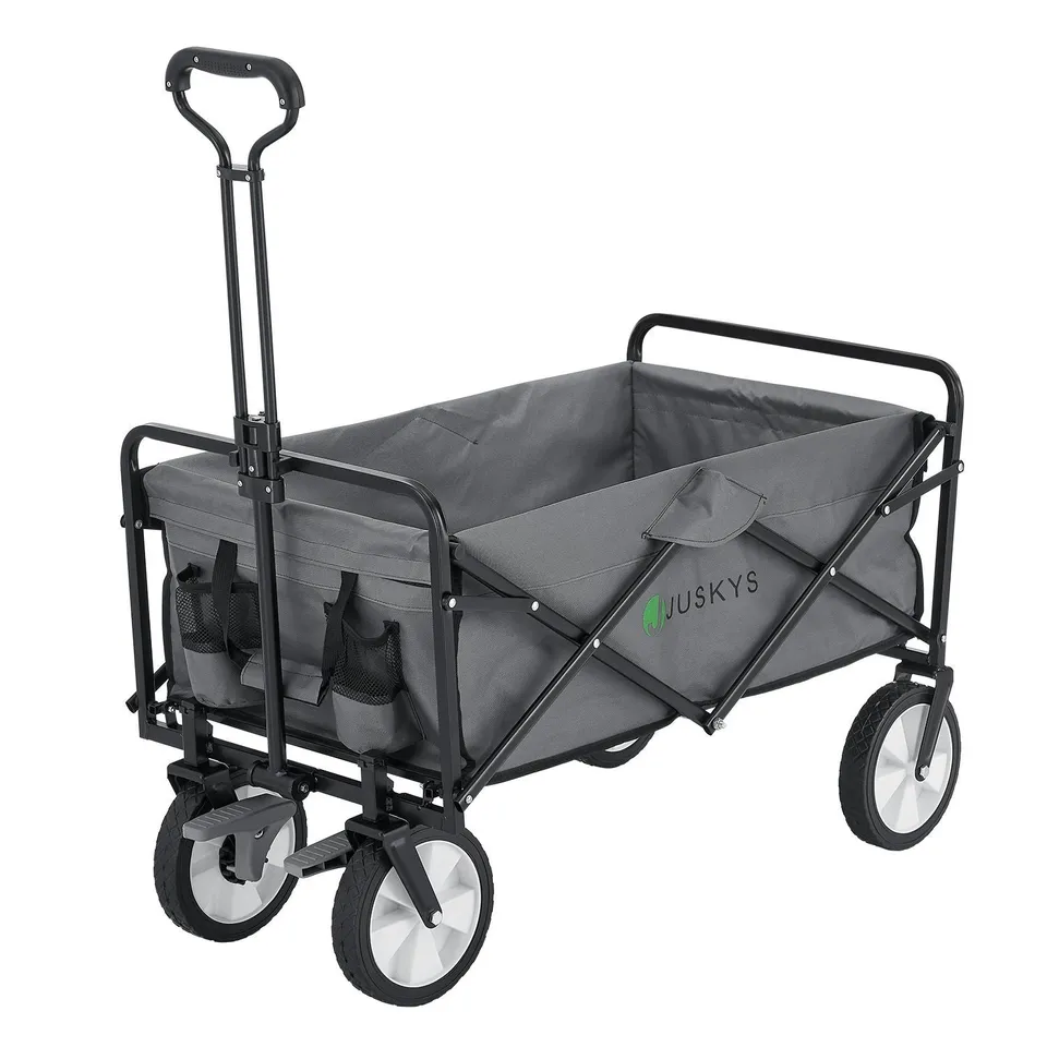 juskys-faltbarer-bollerwagen-handwagen-bis-100-kg-diverse-farben image 1