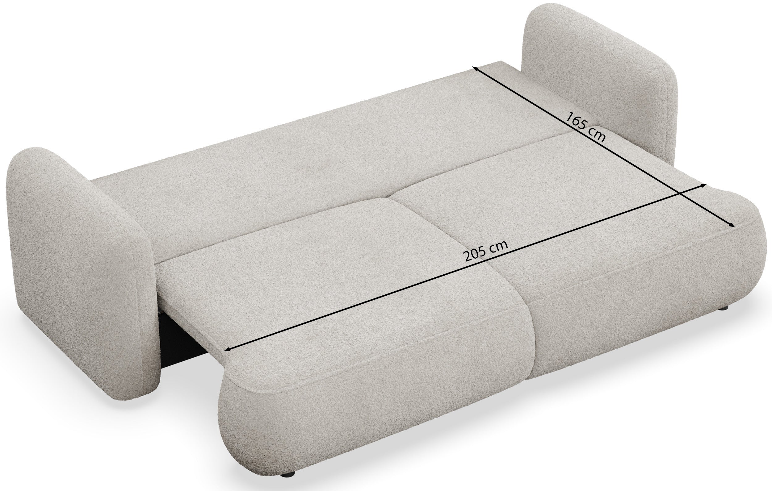 selsey-tvoya-3-sitzer-schlafsofa-ausklappbar-cremefarbene-chenille-dl-automatik image 8