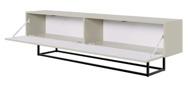 selsey-veldio-tv-schrank-175-cm-grau-beige-mit-gefr-ster-front image 1