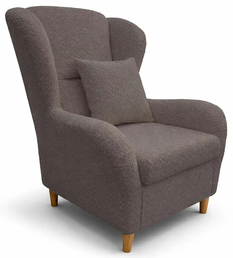 selsey-teddlo-ohrensessel-graubraun-chenille-buchenholzbeine image 1