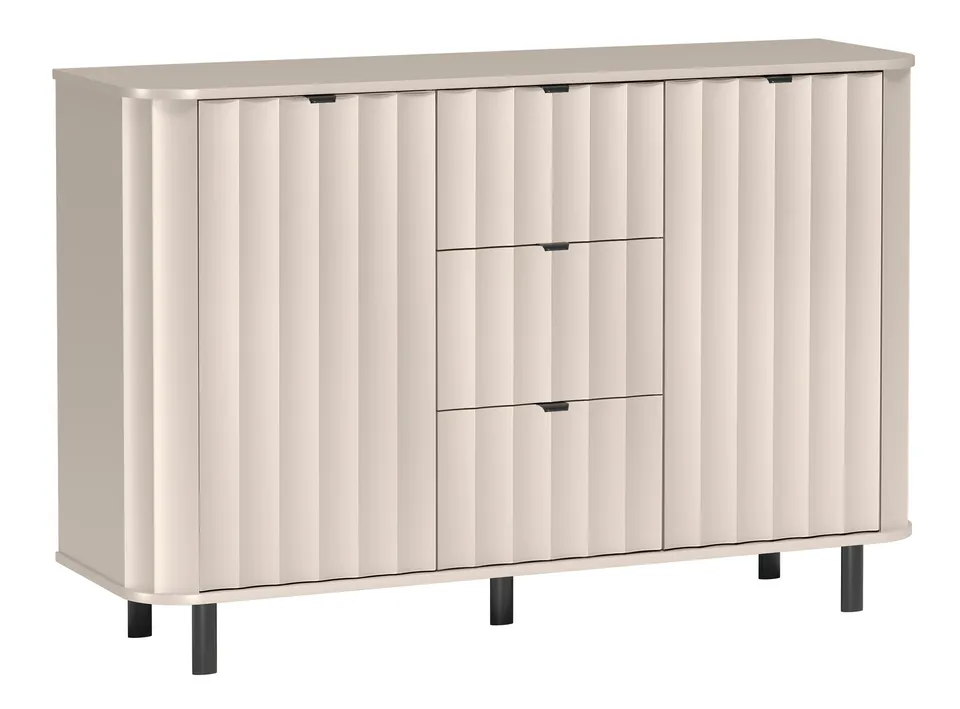 selsey-novado-zweit-rige-kommode-137-cm-kaschmir-mit-drei-schubladen image 1