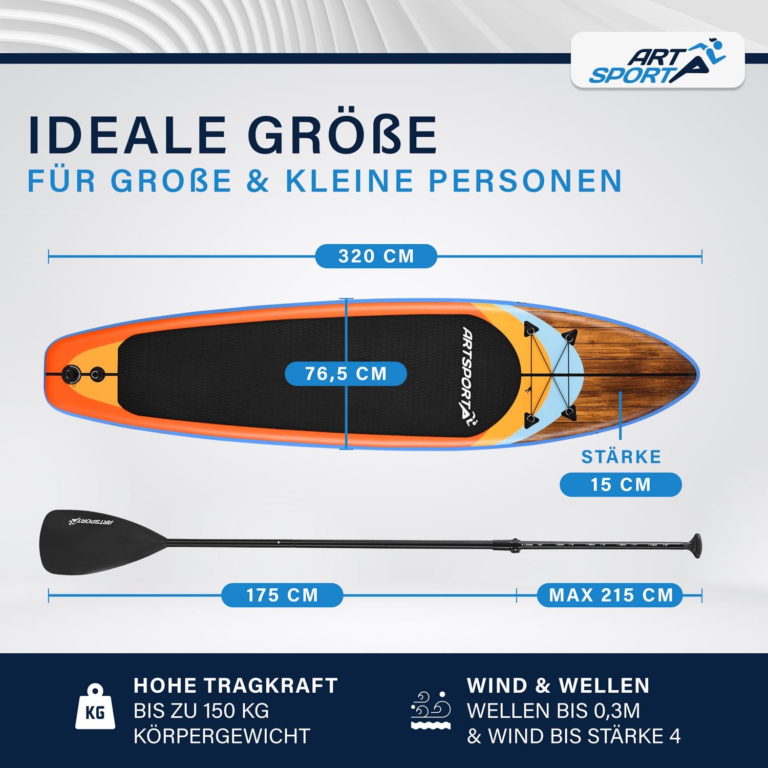 juskys-stand-up-paddling-board-beach-rocker-komplett-set-aufblasbar image 6