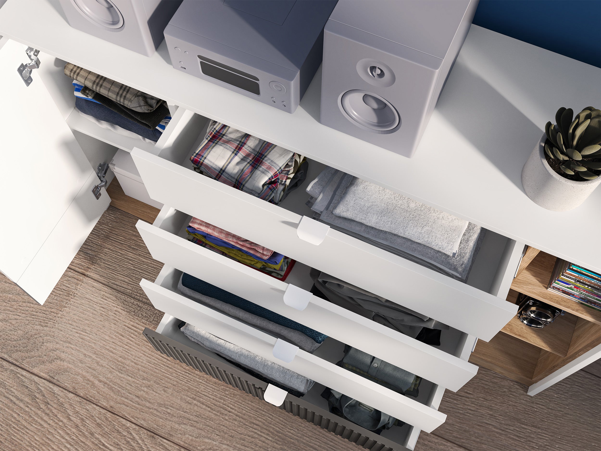 selsey-torino-einzelt-r-kommode-138-cm-eiche-honey-castello-alpenwei-grafit-mit- image 7