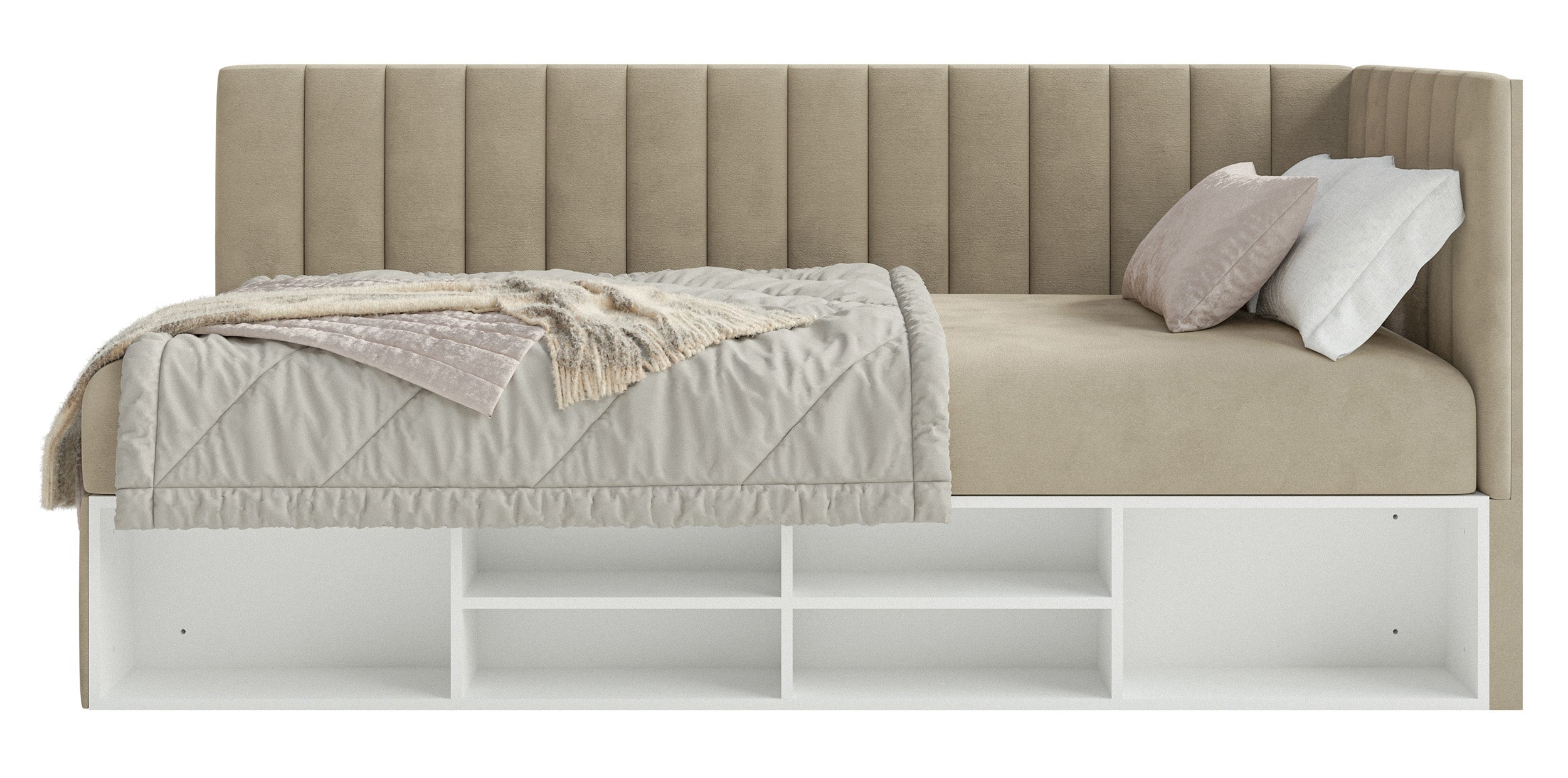 selsey-ventrio-jugendbett-90x200-cm-rechtsseitig-mit-stauraum-hellgrau-beige-vel image 5