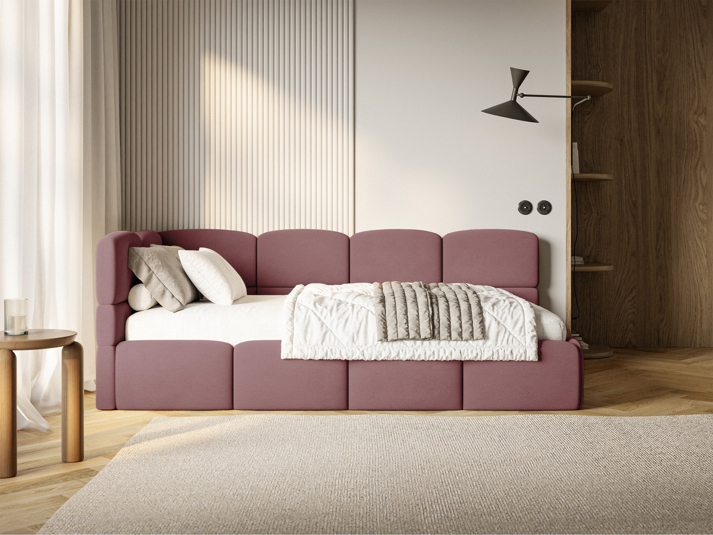 selsey-cloudy-jugendbett-120x200-cm-linksseitig-mit-stauraum-rosa-velours image 4