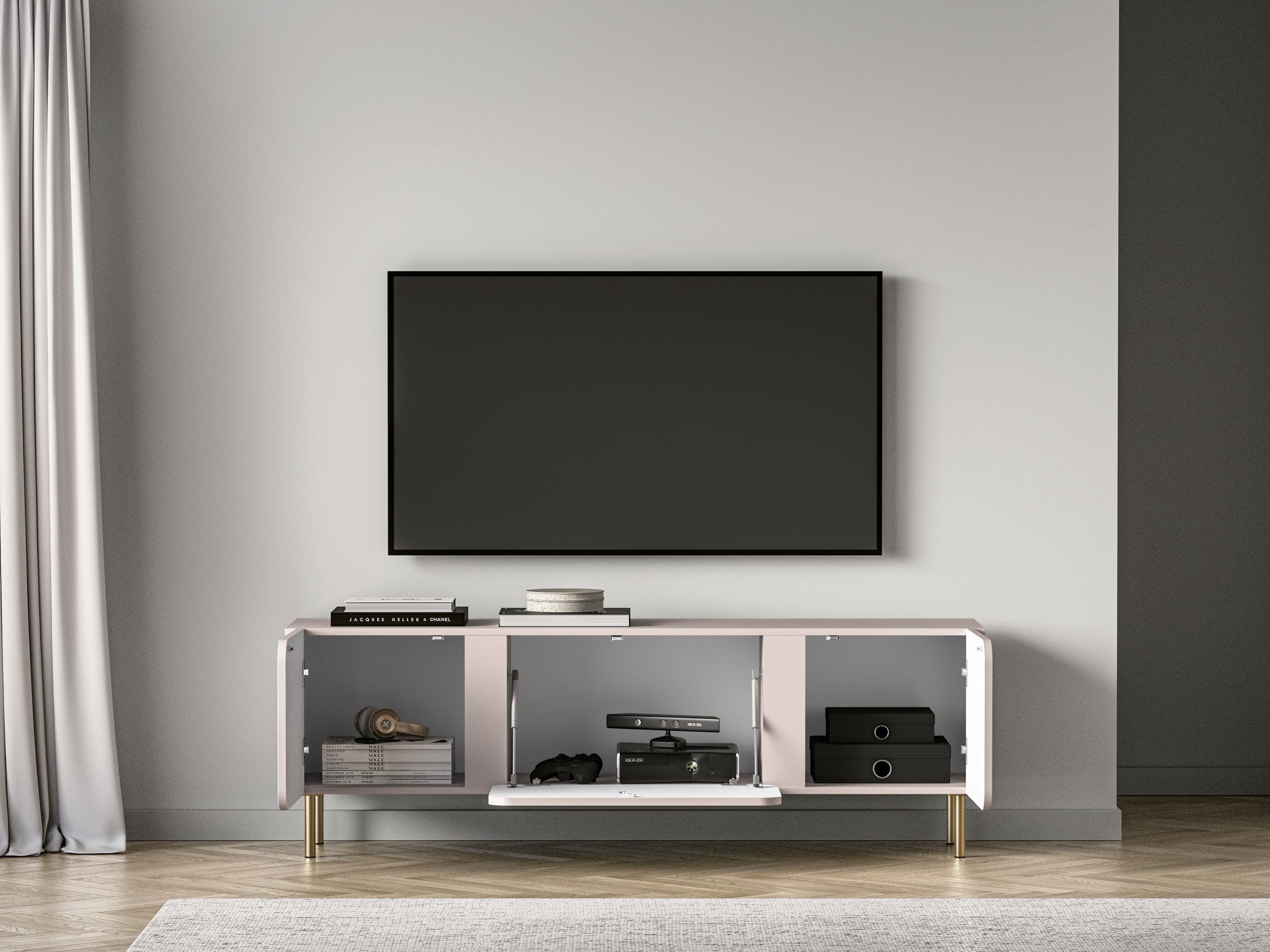 selsey-loppa-rtv-kommode-160-cm-kaschmir-mit-klappe image 7