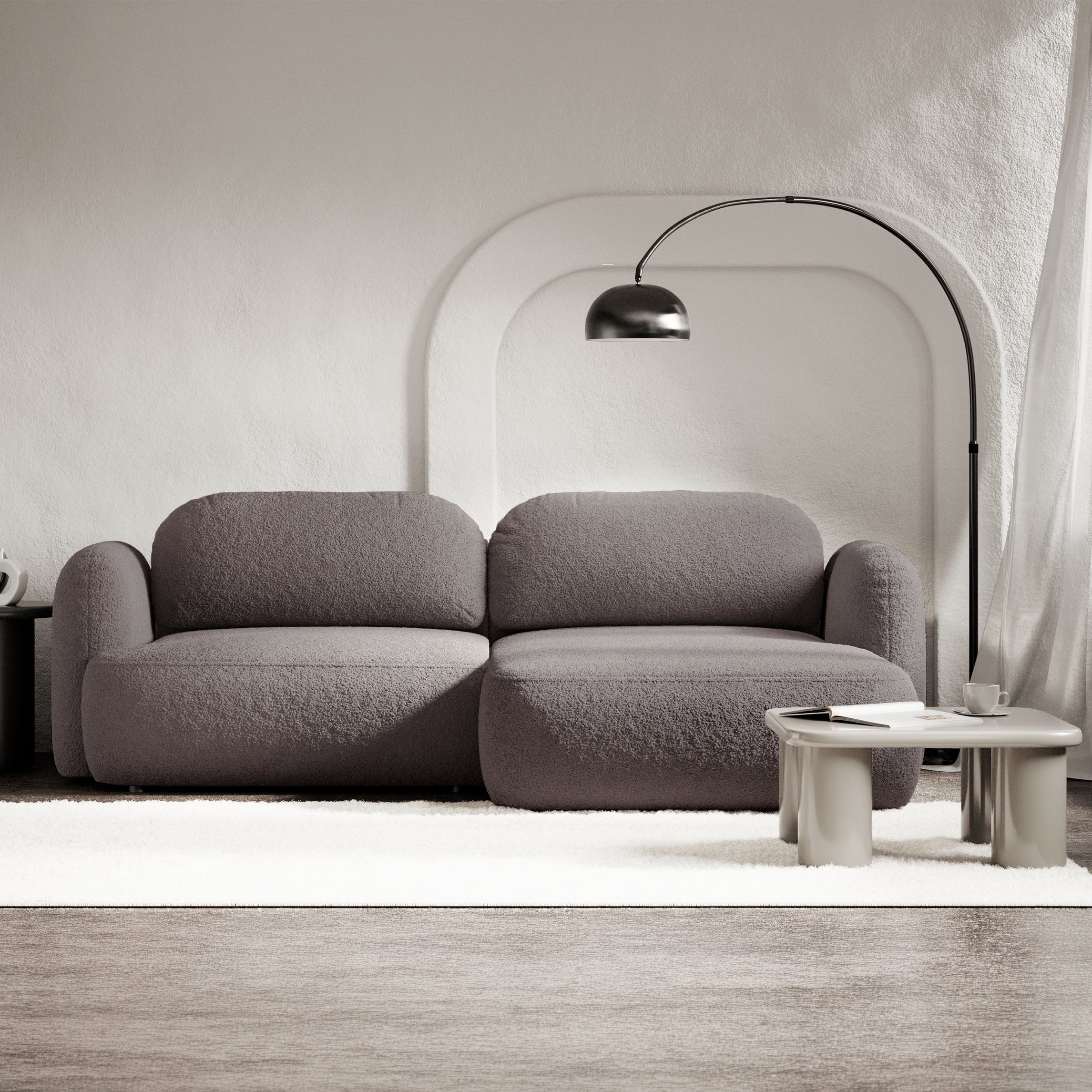 selsey-tvoya-ecksofa-mit-schlaffunktion-l-rechts-grau-braun-boucl image 2