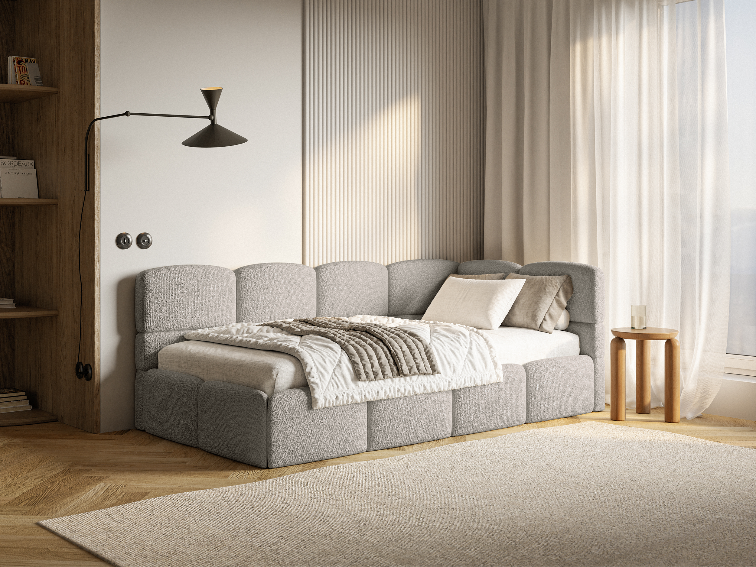 selsey-cloudy-jugendbett-90x200-cm-rechtsseitig-mit-stauraum-und-gel-ndern-grau- image 2