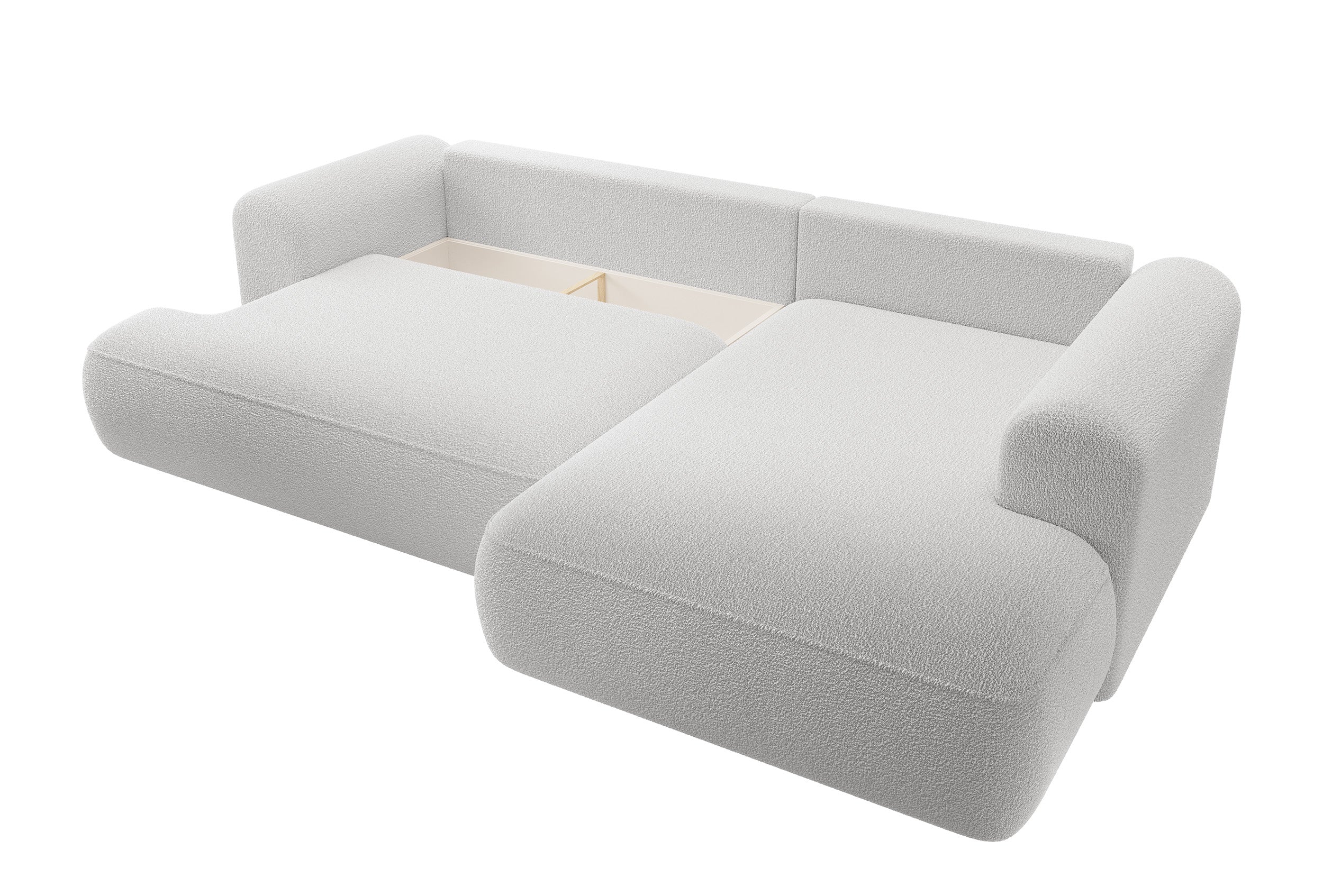 selsey-ovo-ecksofa-l-form-rechts-mit-schlaffunktion-und-stauraum-grauer-boucl image 6