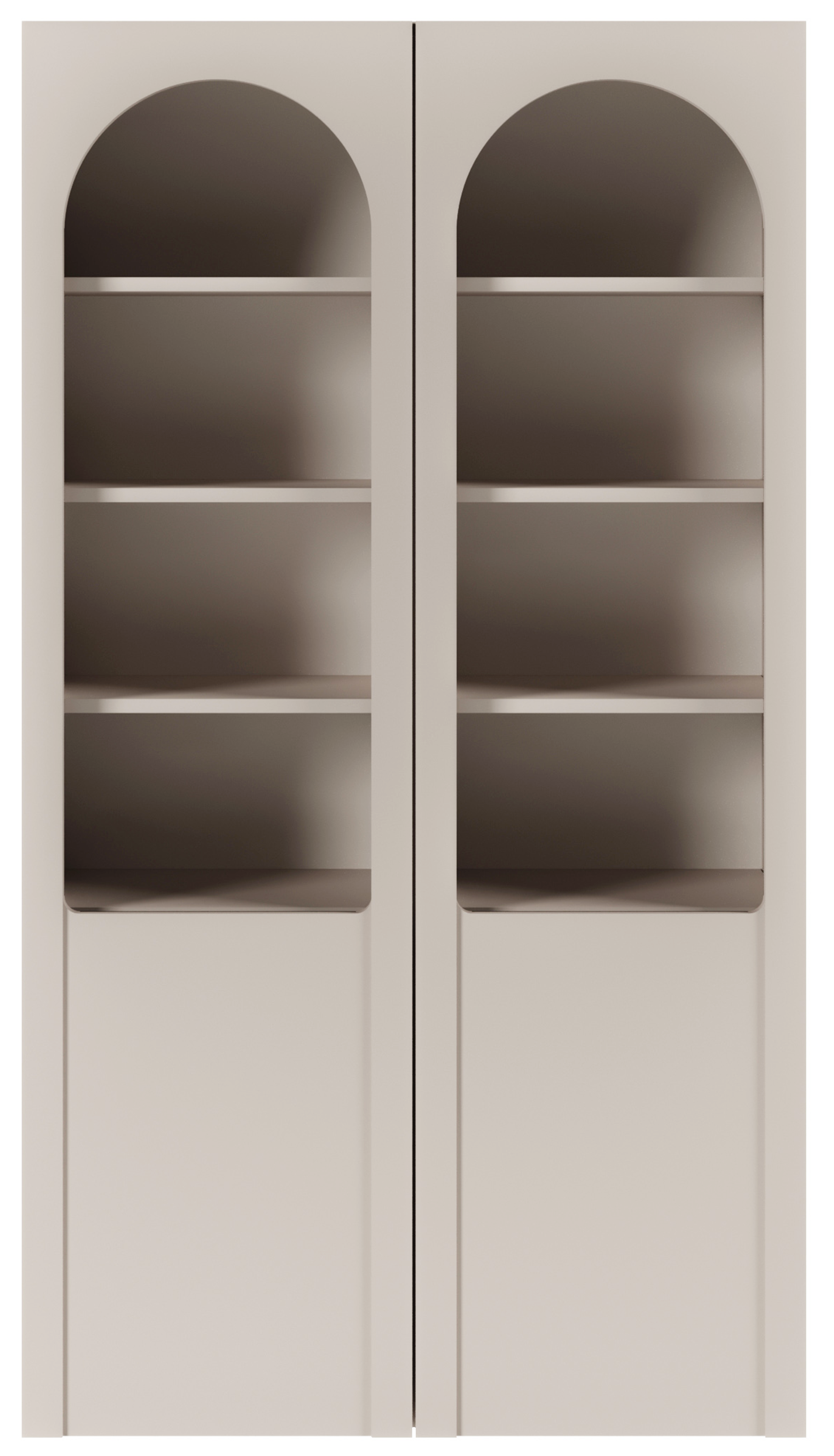 selsey-arkadia-zweifl-gelige-vitrine-100-cm-kaschmir-gefr-ste-verglaste-fronten image 7