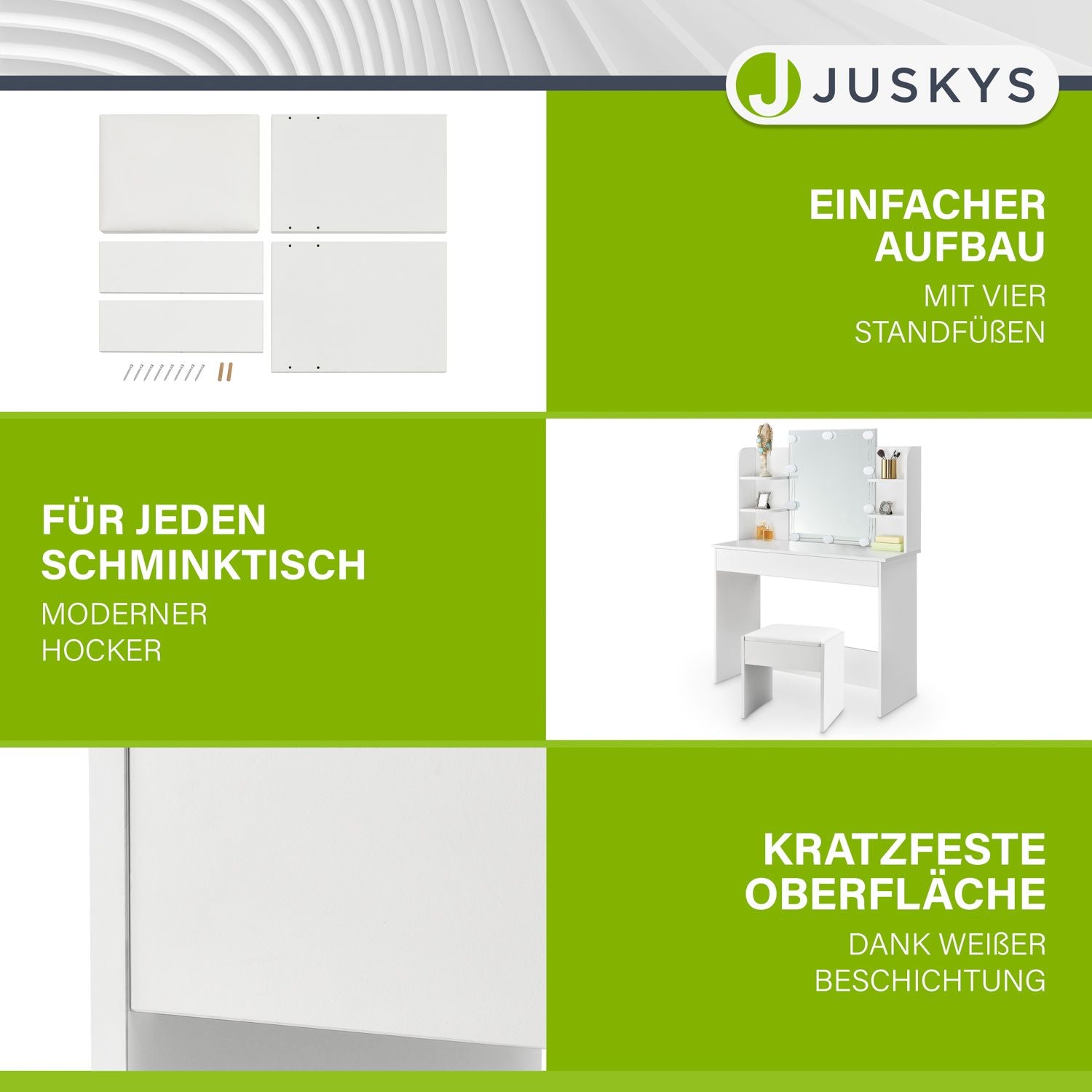 juskys-schminktisch-hocker-melly-sitzhocker-wei-mit-kunstleder-kissen image 4