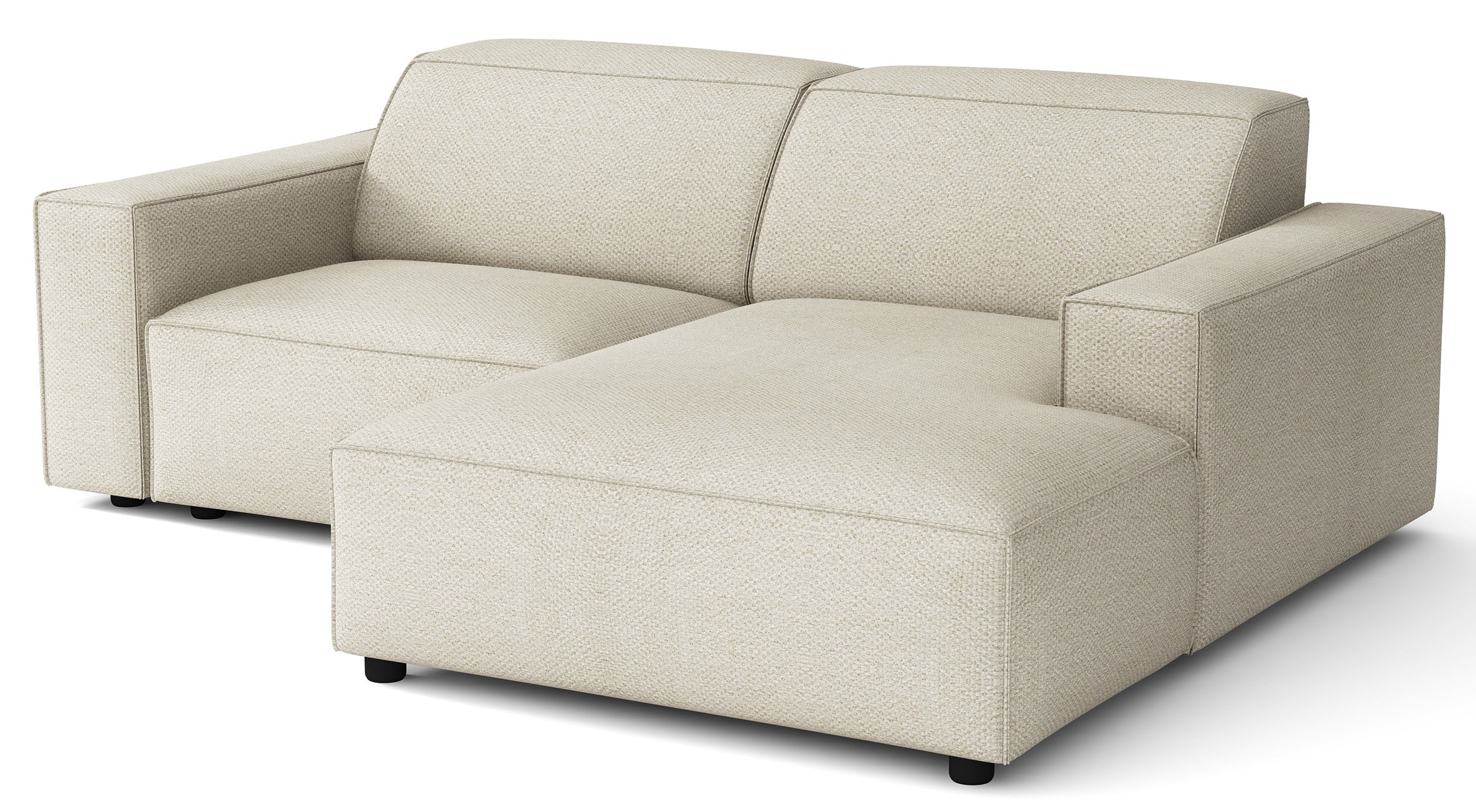 selsey-sellmo-modulares-ecksofa-rechts-l-form-klein-creme-chenille-hydrophob image 3