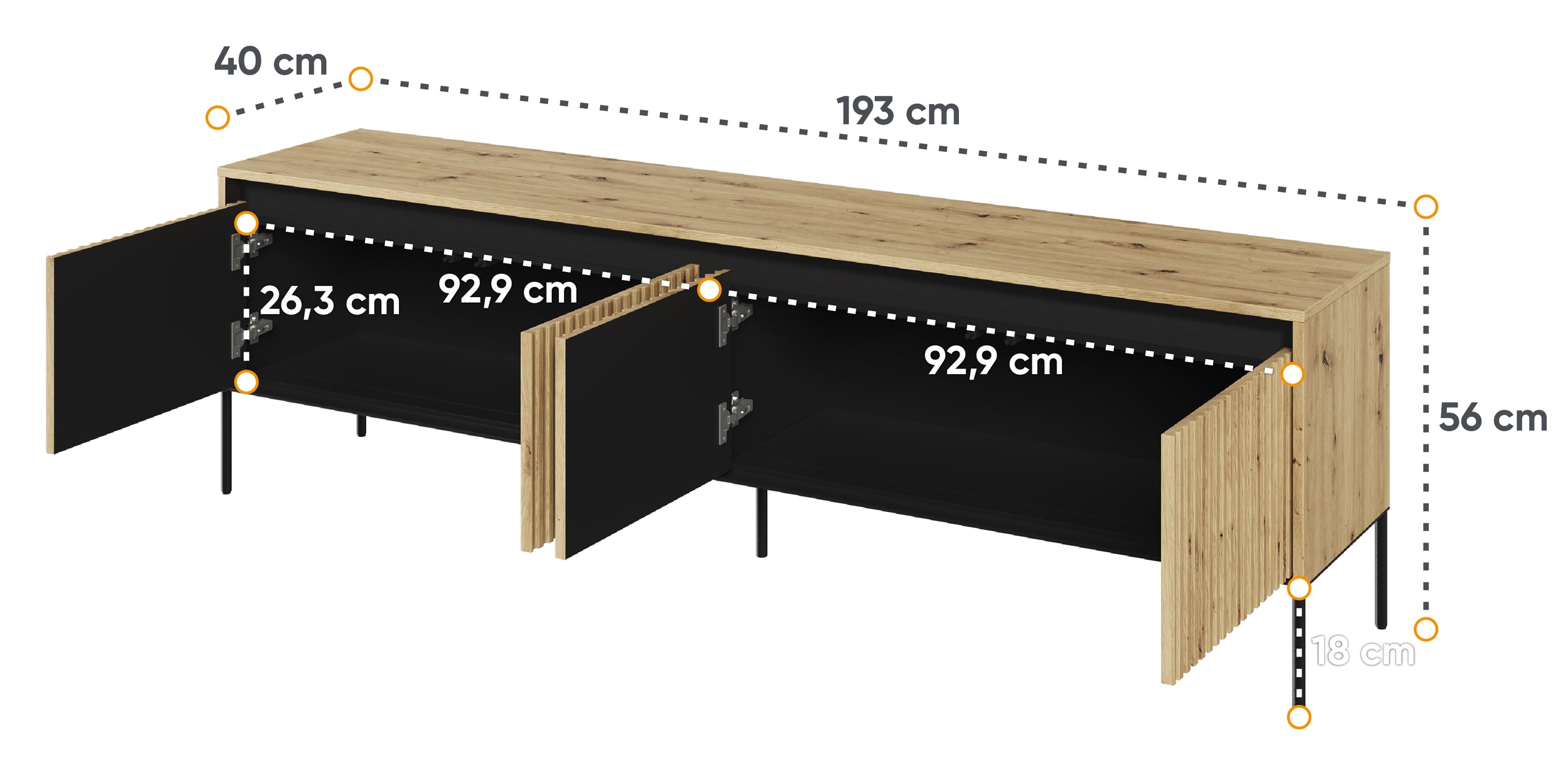 selsey-trend-tv-schrank-193-cm-mit-led-artisan-eiche image 5