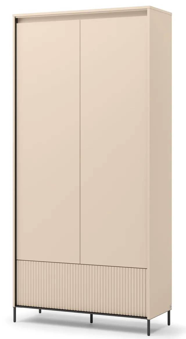 selsey-trend-zweit-riger-kleiderschrank-101-cm-mit-schublade-und-beleuchtung-ger image 1