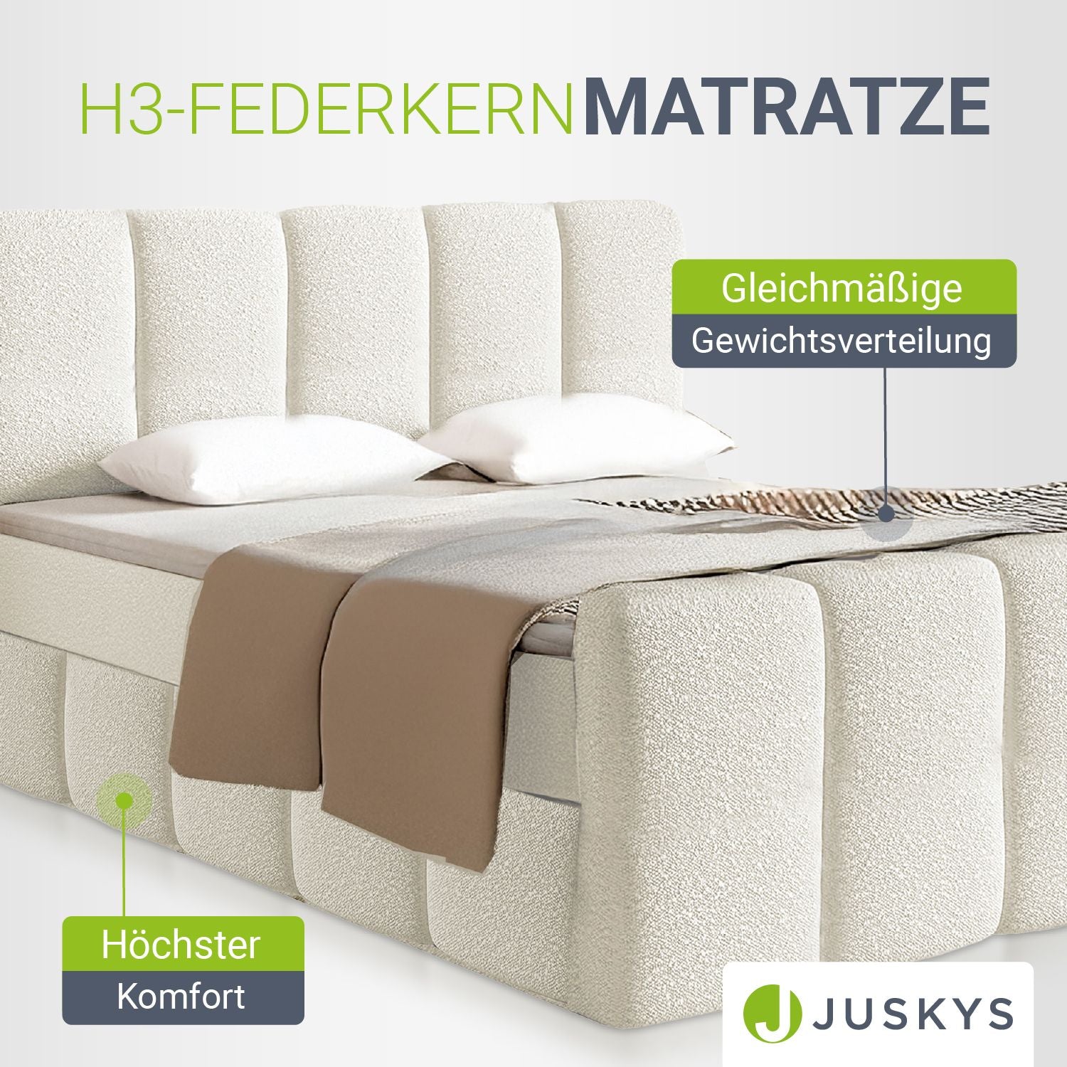 juskys-boxspringbett-manitoba-boucl-polsterbett-in-creme-mit-topper image 4