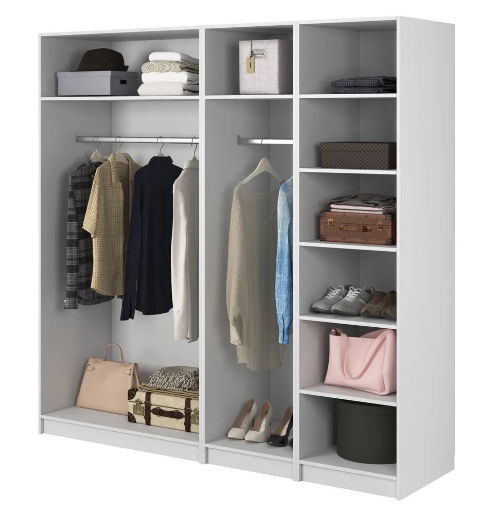 selsey-kaspe-garderobe-mit-zwei-kleiderstangen-und-regalen-200-cm-wei image 1