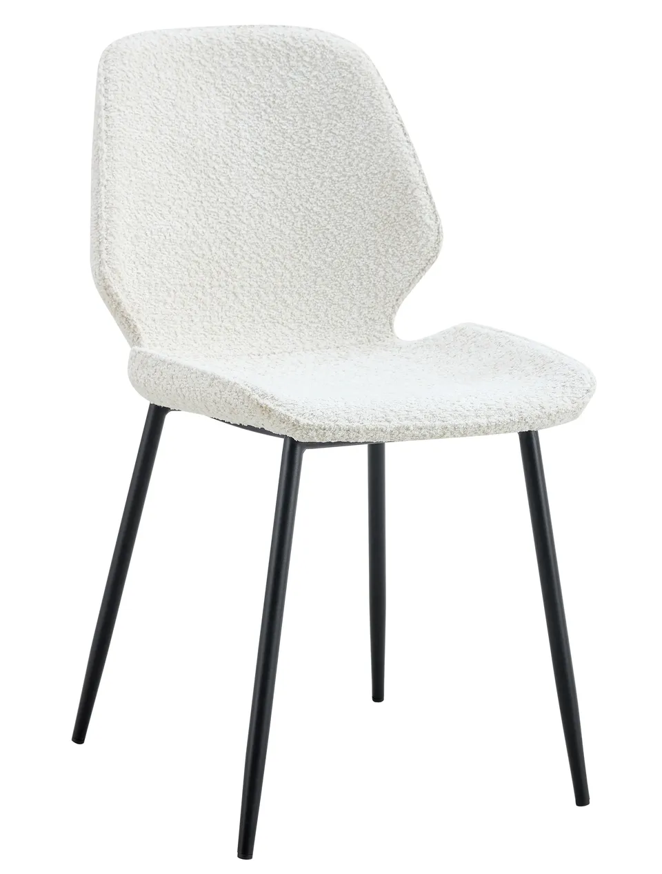 selsey-rablart-polsterstuhl-mit-teddy-stoff-creme-schwarze-beine image 1