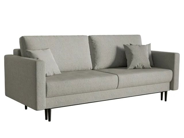 selsey-valico-ausziehbares-dreisitzer-sofa-grau-chenille-schwarze-beine image 1