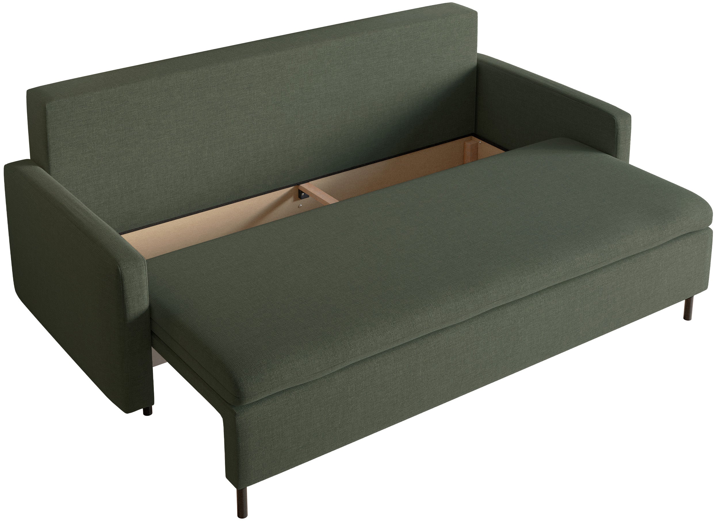 selsey-umpro-dreisitziges-schlafsofa-dunkelgr-n-chenille-easy-clean image 3