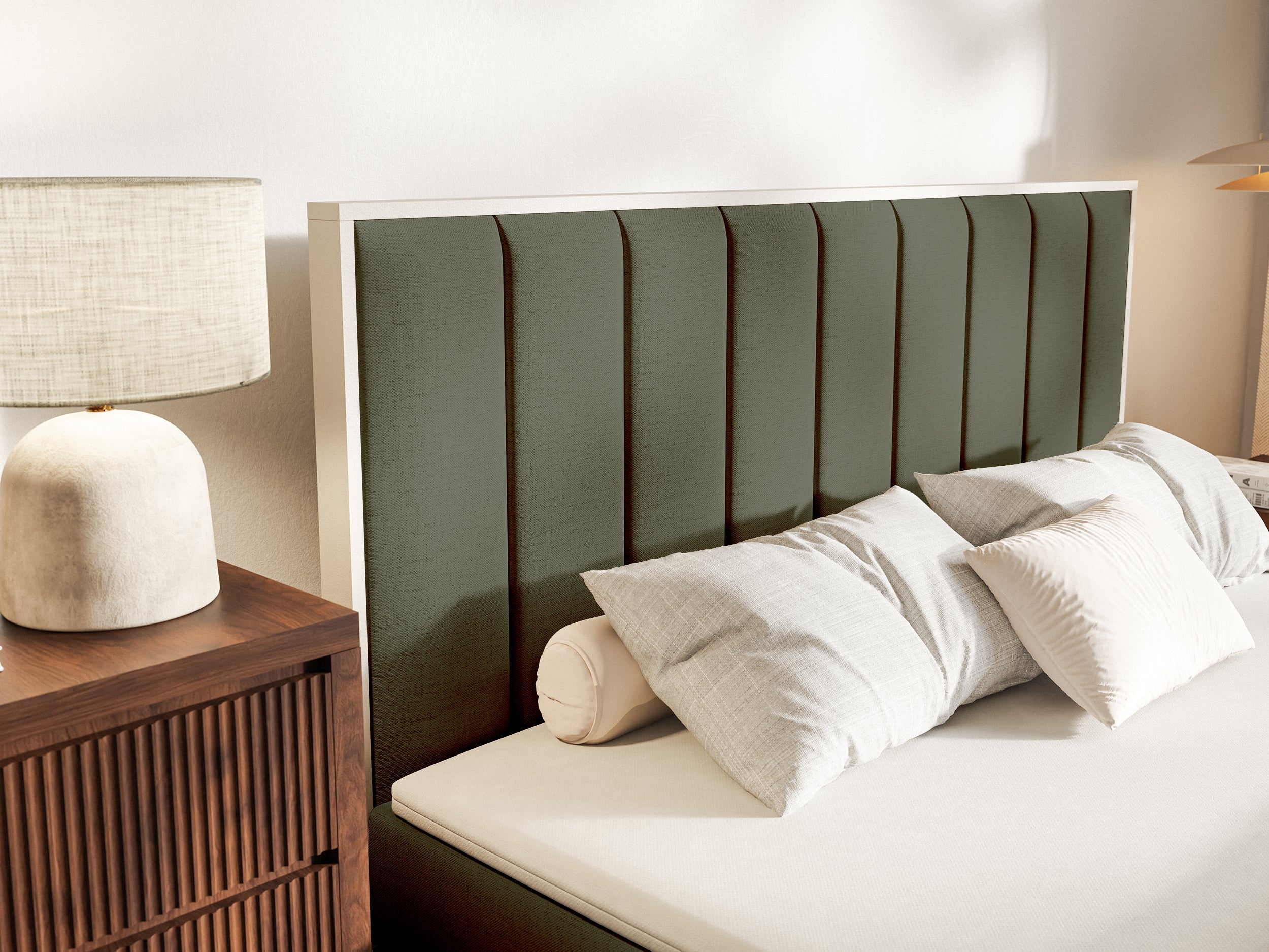 selsey-togents-kontinentalbett-160x200-cm-mit-stauraum-und-topper-dunkelgr-n-che image 4