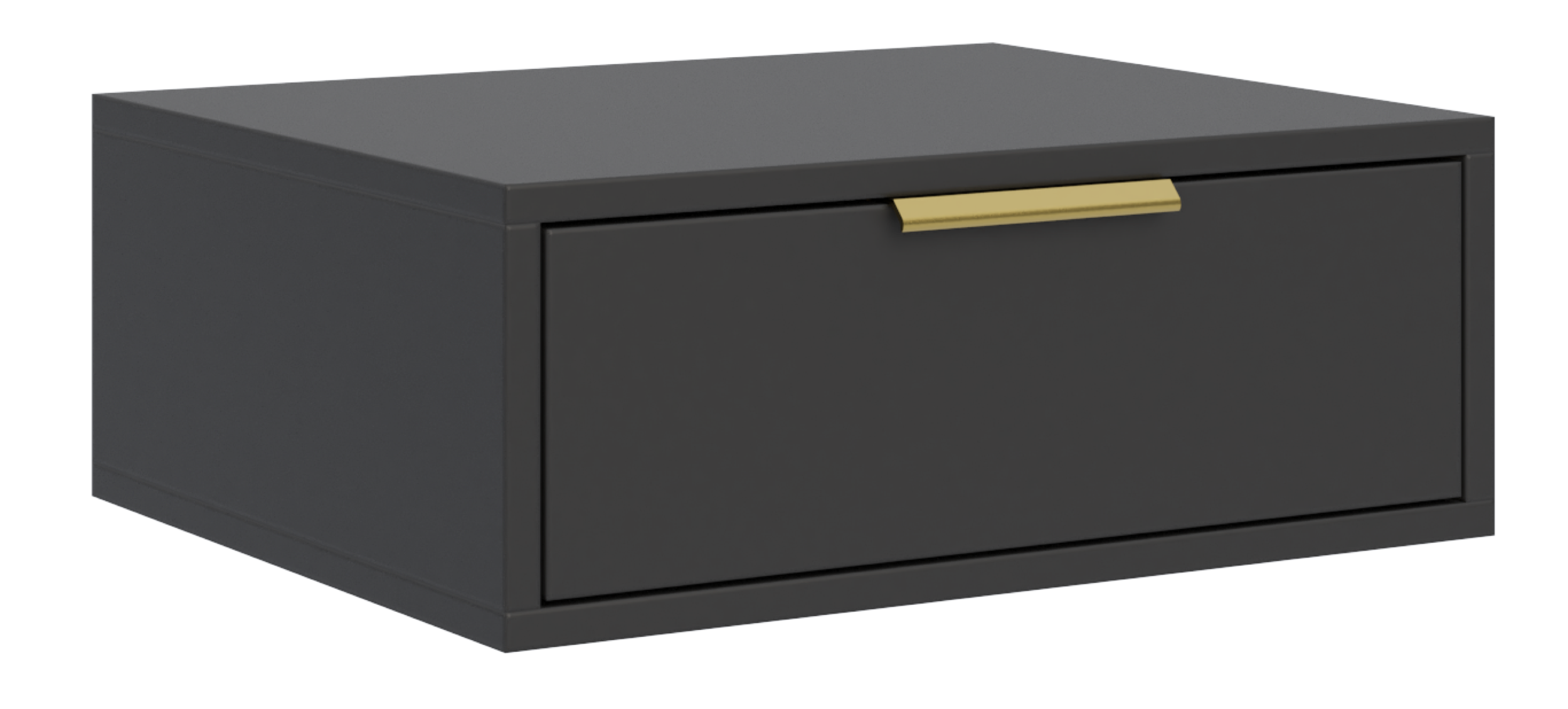 selsey-vena-h-ngender-nachttisch-50-cm-mit-schublade-schwarz image 1