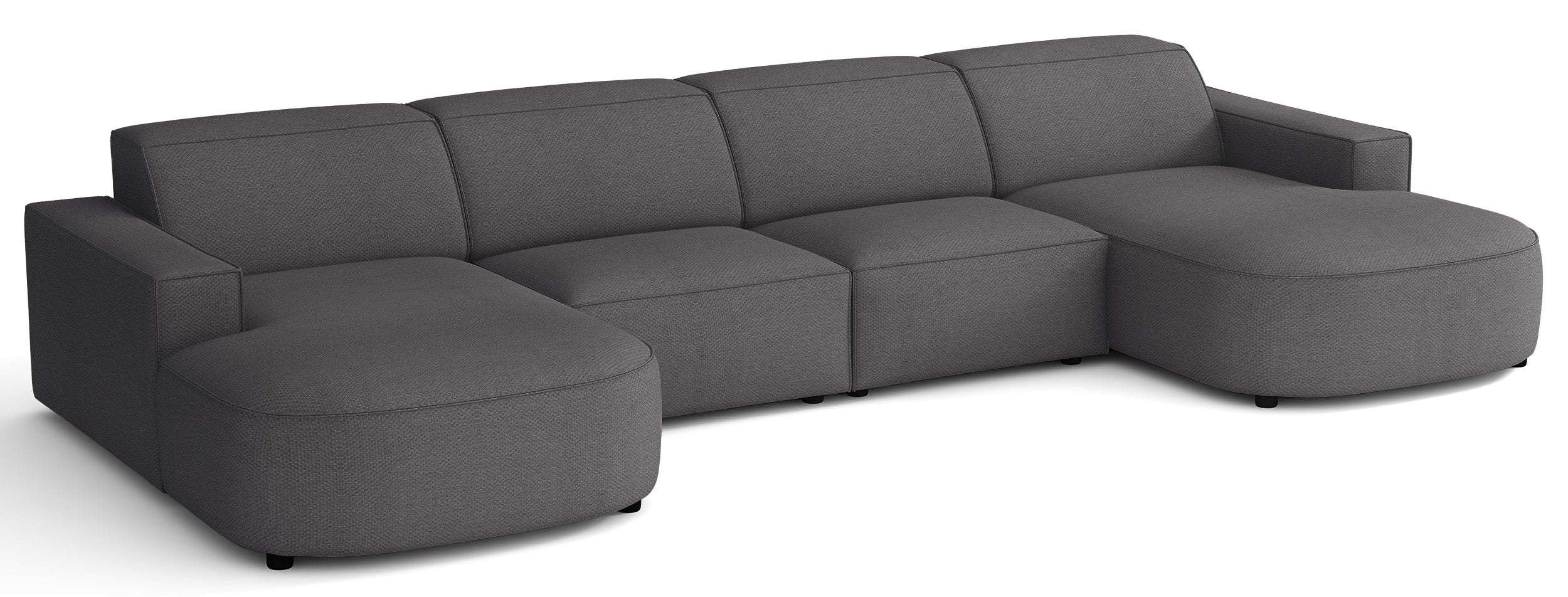 selsey-sallmo-modulares-ecksofa-u-form-universal-dunkelgrau-hydrophober-chenille image 3