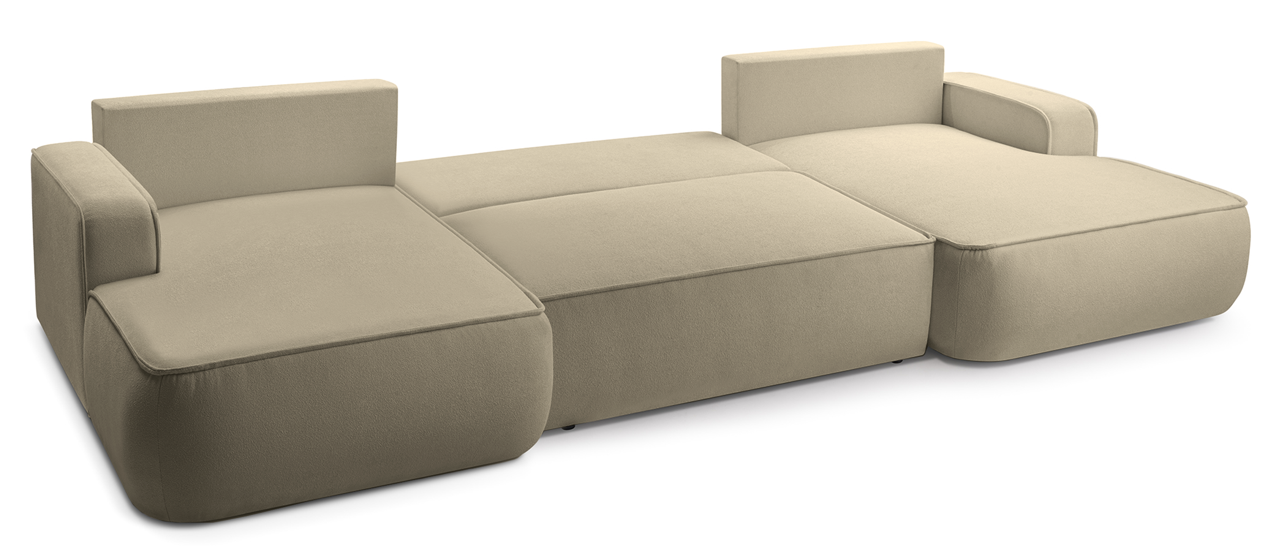 selsey-mollaro-u-eckcouch-mit-schlaffunktion-beiger-boucl-universell image 4