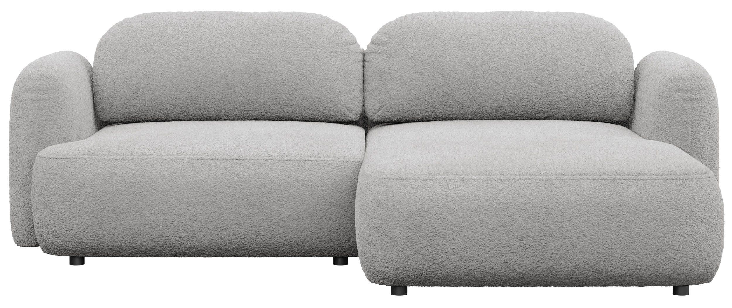selsey-tvoya-ecksofa-mit-schlaffunktion-l-form-rechts-hellgrauer-boucl-stoff image 1