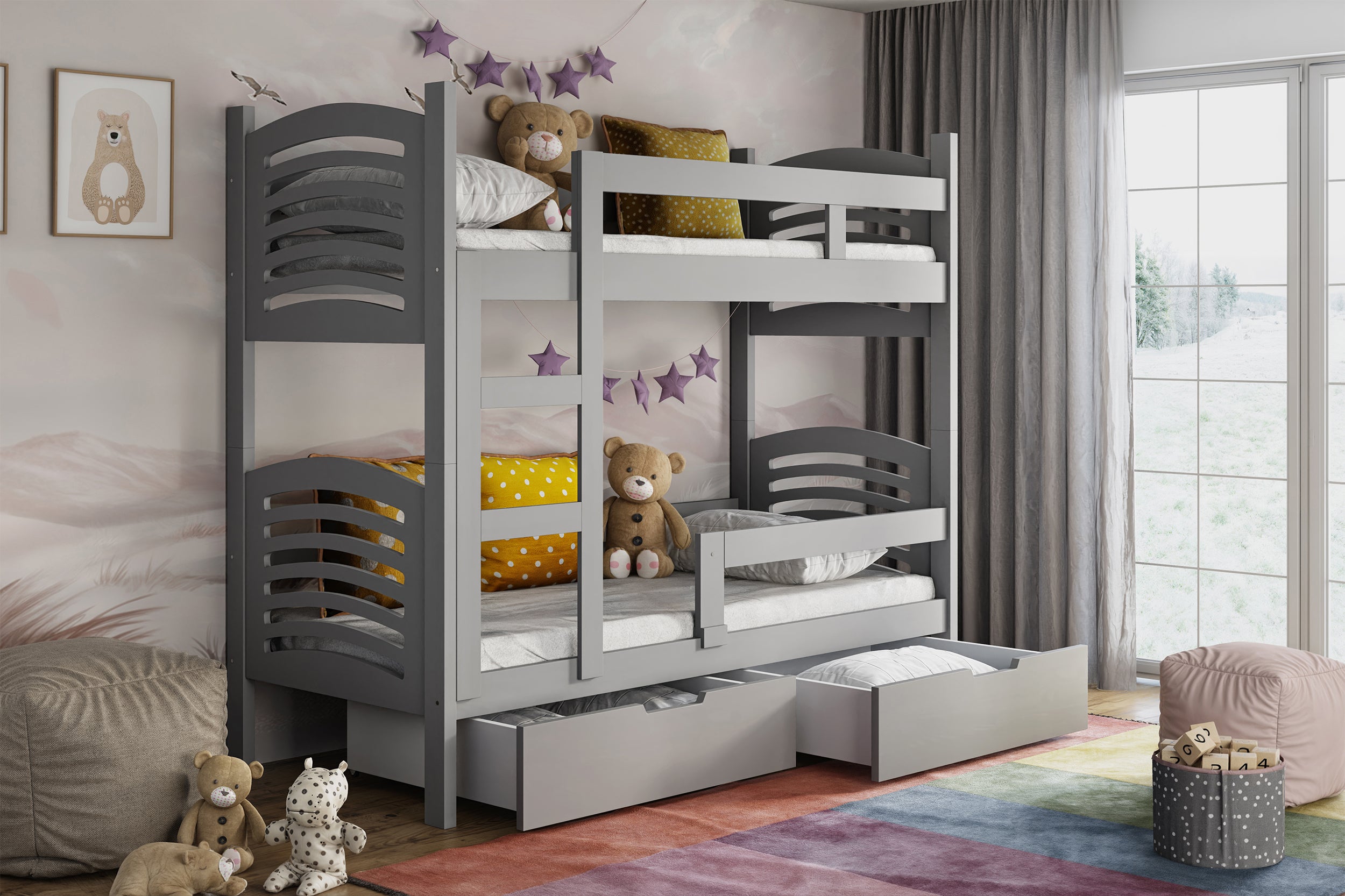 selsey-cami-etagenbett-75x180-cm-mit-schubladen-grau image 3