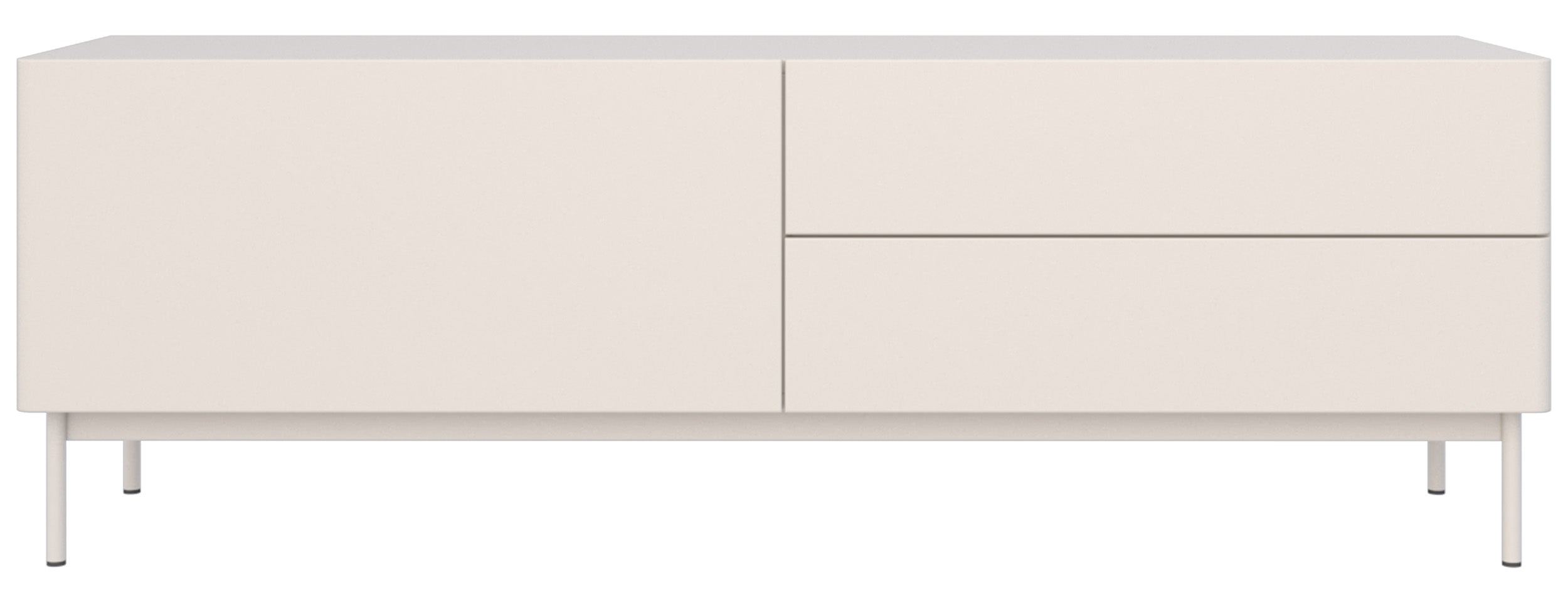 selsey-olio-tv-schrank-160-cm-mit-klappe-und-zwei-schubladen-kaschmir image 4