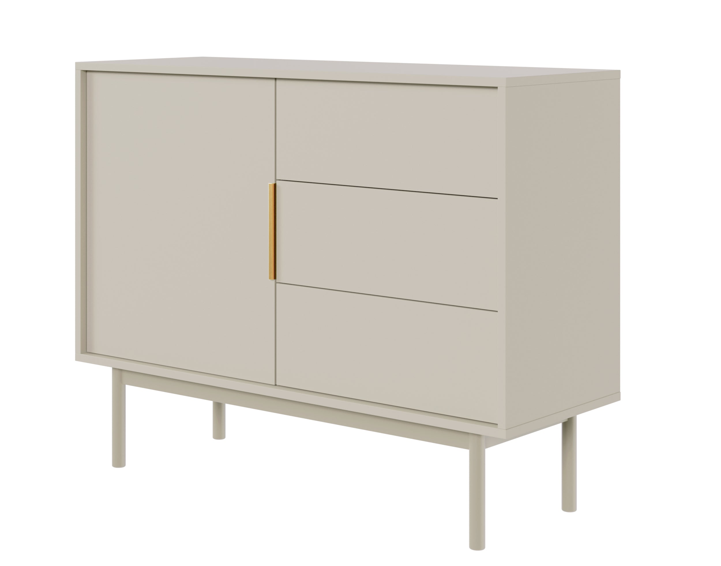 selsey-viviaro-kommode-einzelt-r-mit-3-schubladen-104-cm-kaschmir image 1