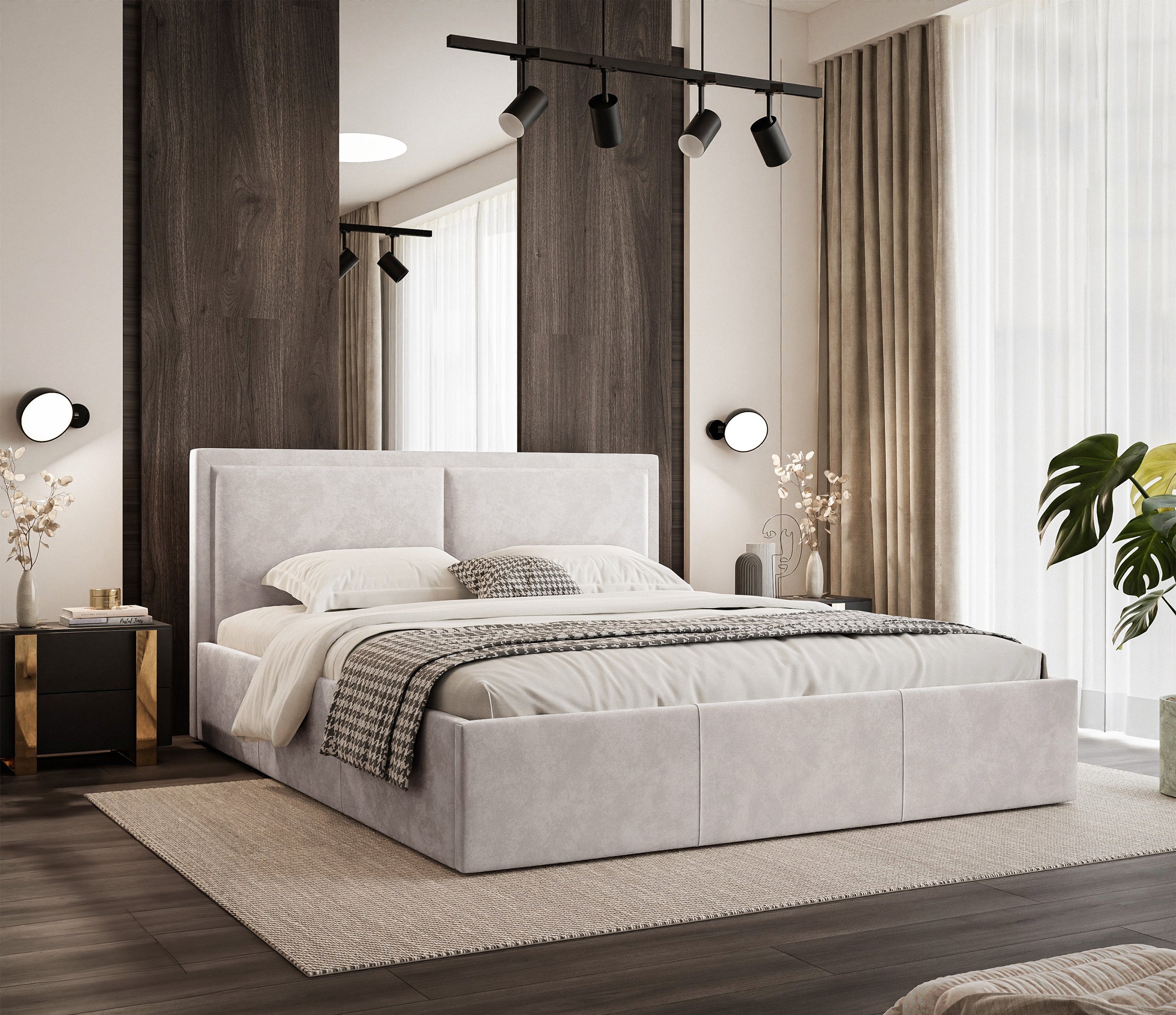 selsey-soave-ii-gepolstertes-bett-160x200-cm-mit-stauraum-und-metallrahmen-hellb image 2